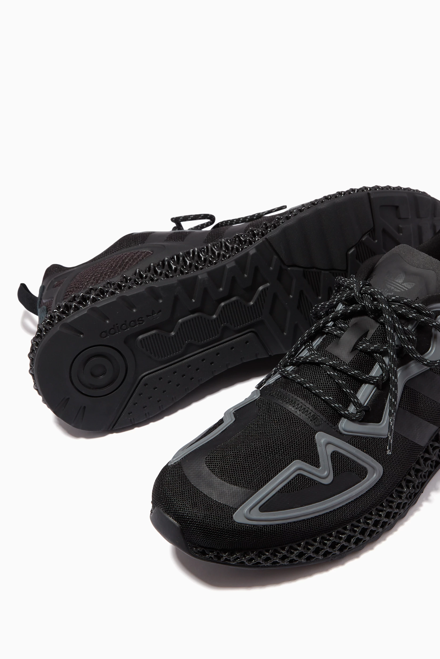 Buy adidas Black ZX 2K 4D Sneakers in Mesh For Men Online | Ounass