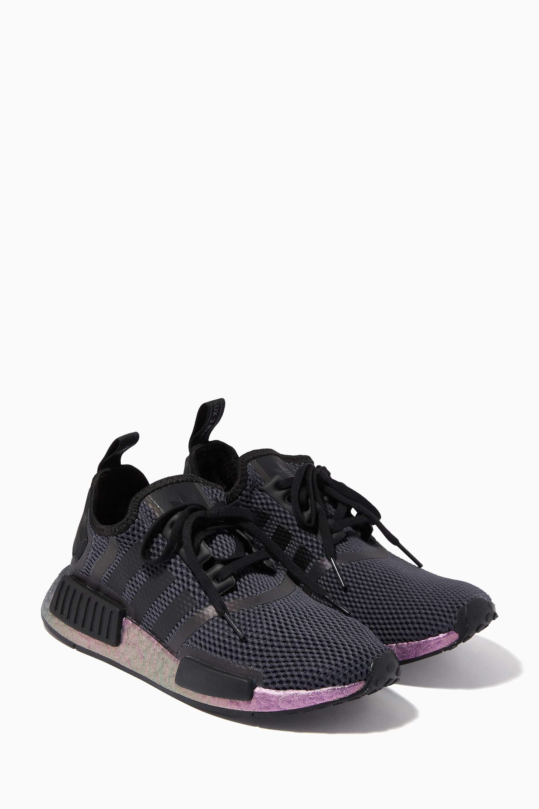 Buy adidas Black NMD R1 Sneakers For Boys Online Ounass Saudi