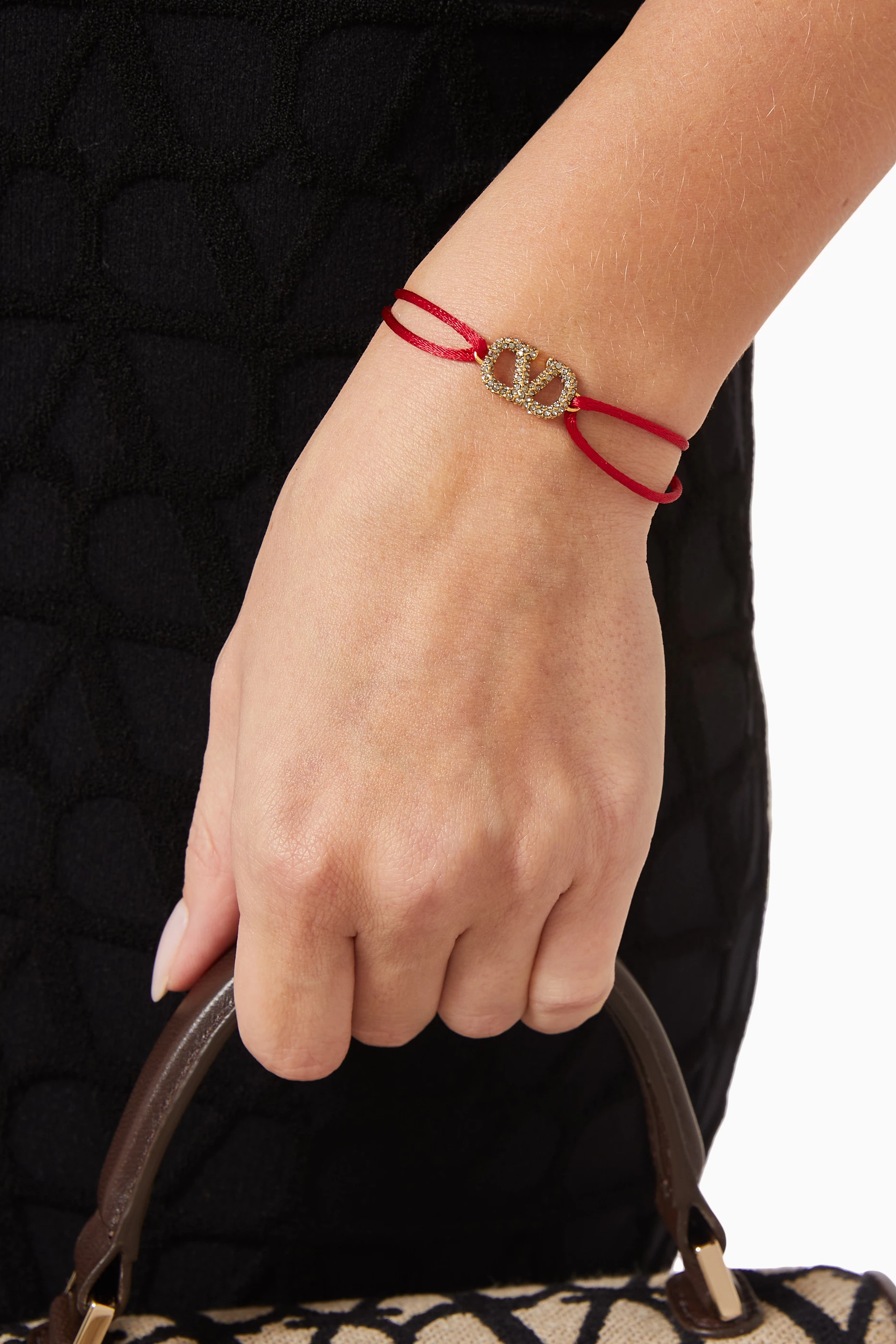 VIP【関税送料無料】希少 VALENTINO GARAVANI COEUR BRACELET Coeur Royal Bracelet In Metal, Enamel And Beads for Woman in