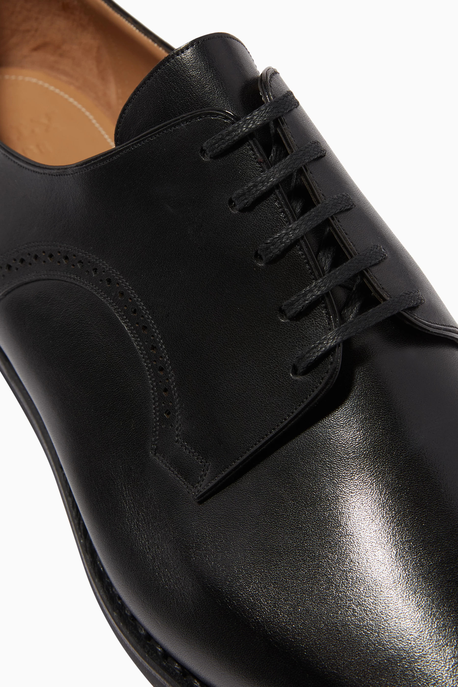 Bally Scrivani Leather Derby Green New in box Buy Bally Black Scrivani Leather Derby Shoes For Men Online  main image 4