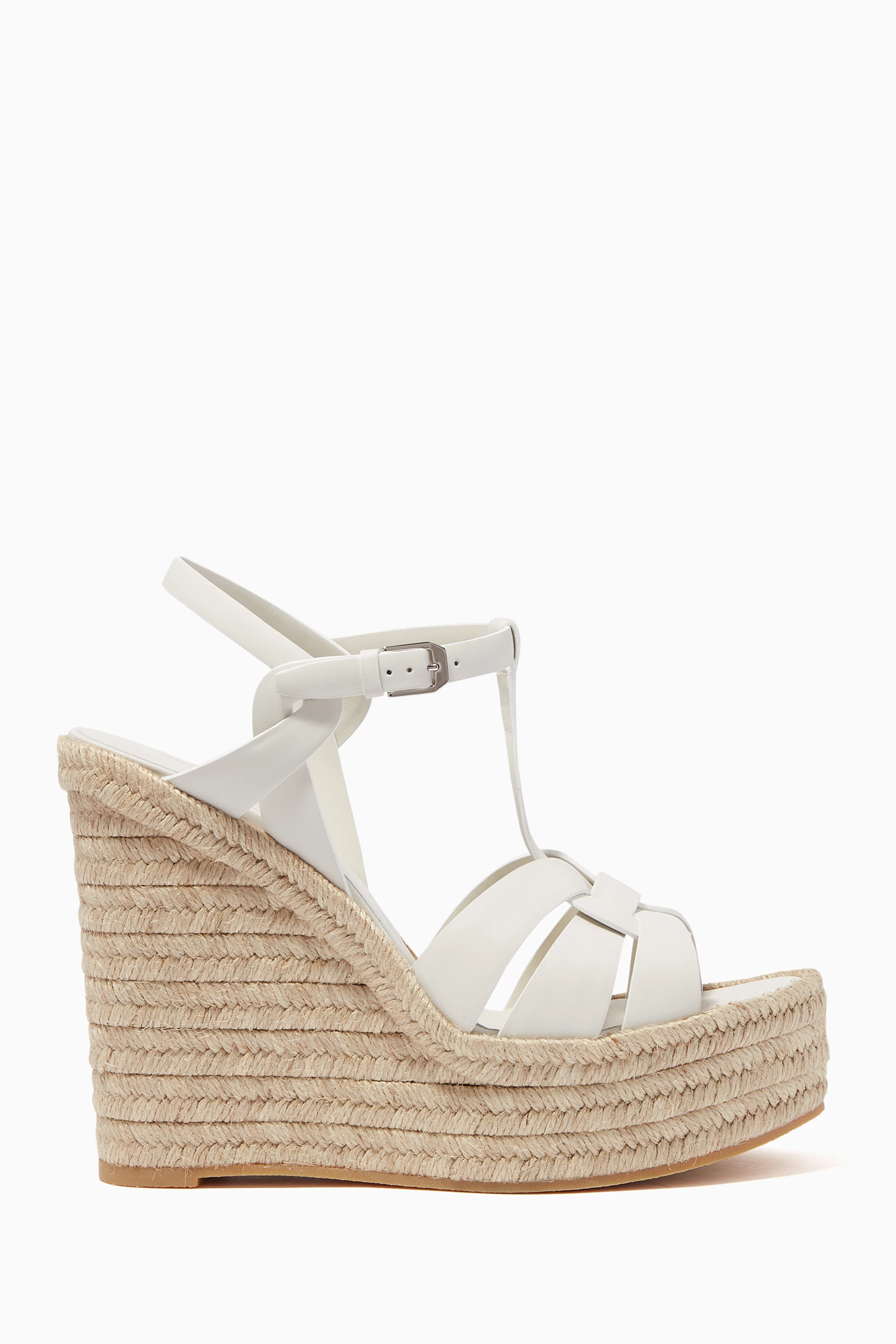 Saint laurent tribute espadrille wedge 2025