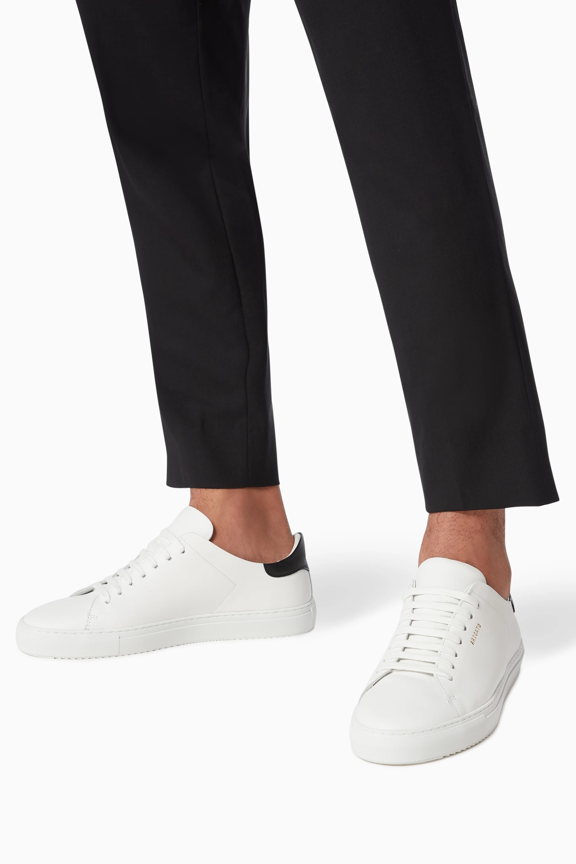 Buy Axel Arigato White Clean 90 Sneakers in Leather For Men Online