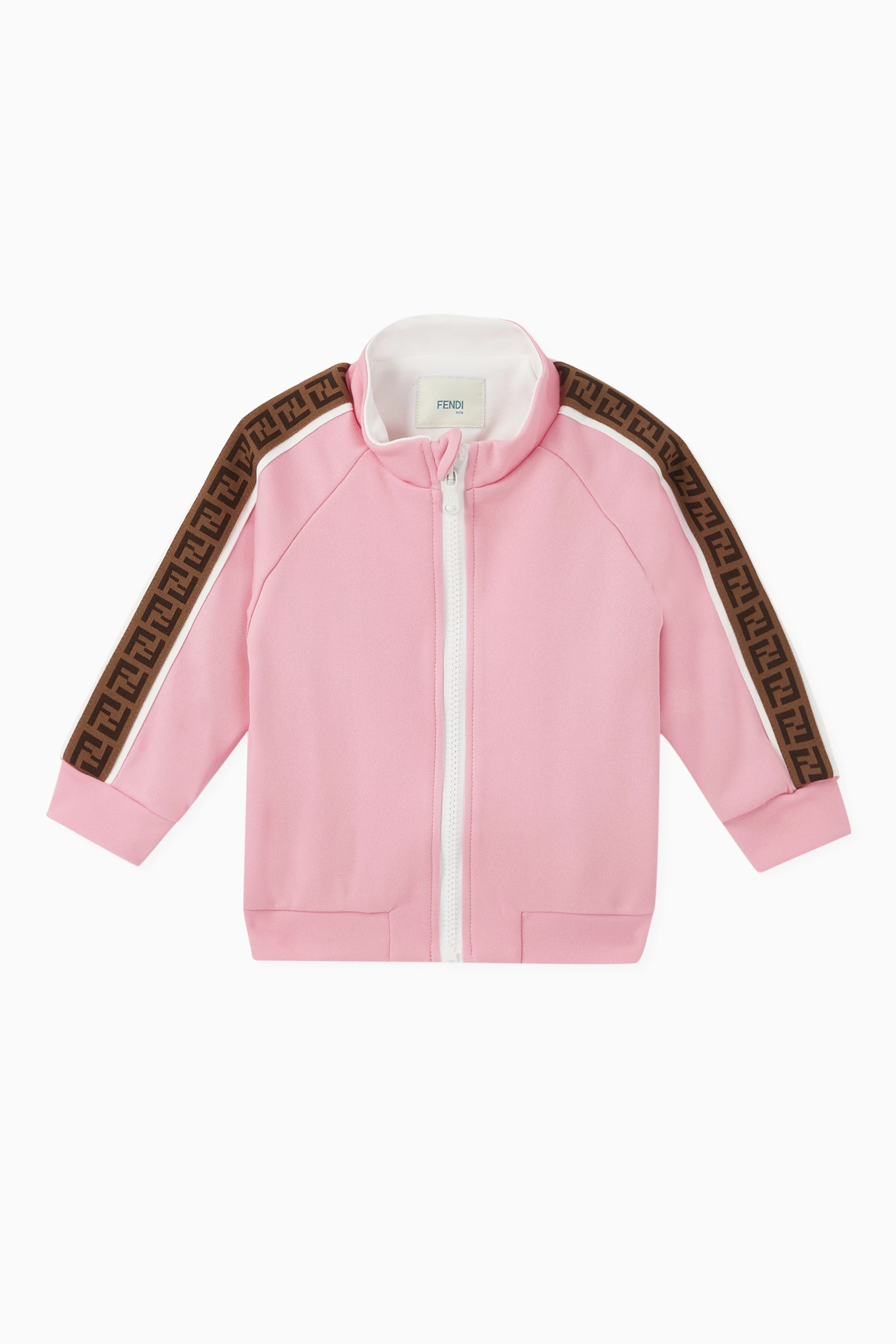 ジャケット FENDI Light-Pink Cotton Blend K-Way 16316061NW_14_f.jpg