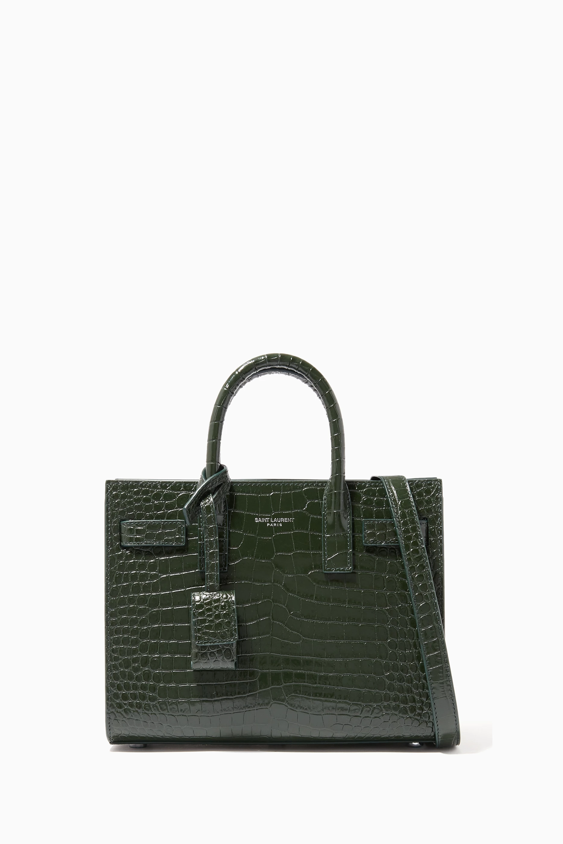 Saint laurent sac de jour crocodile top