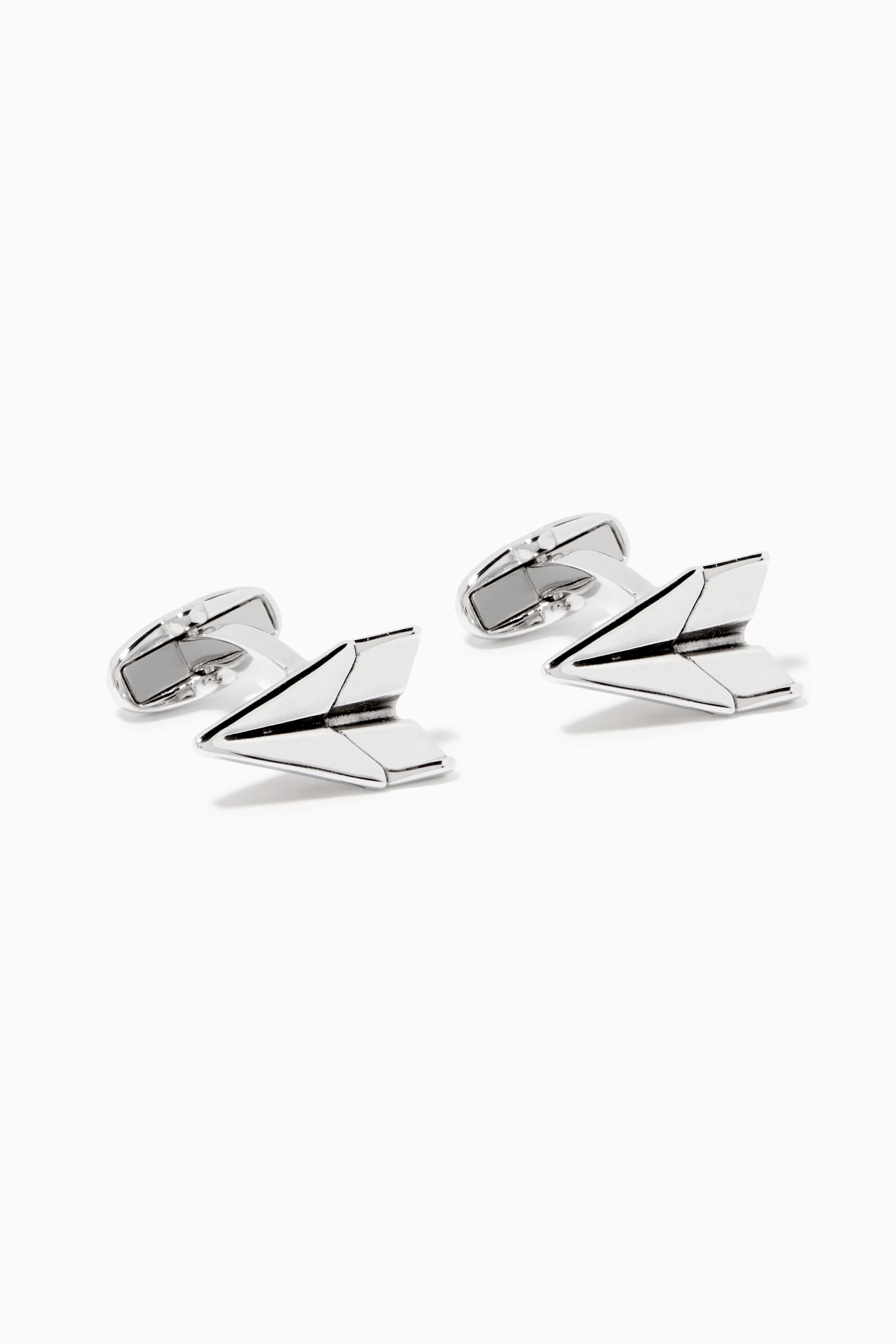 Sterling silver paper plane cufflinks discount
