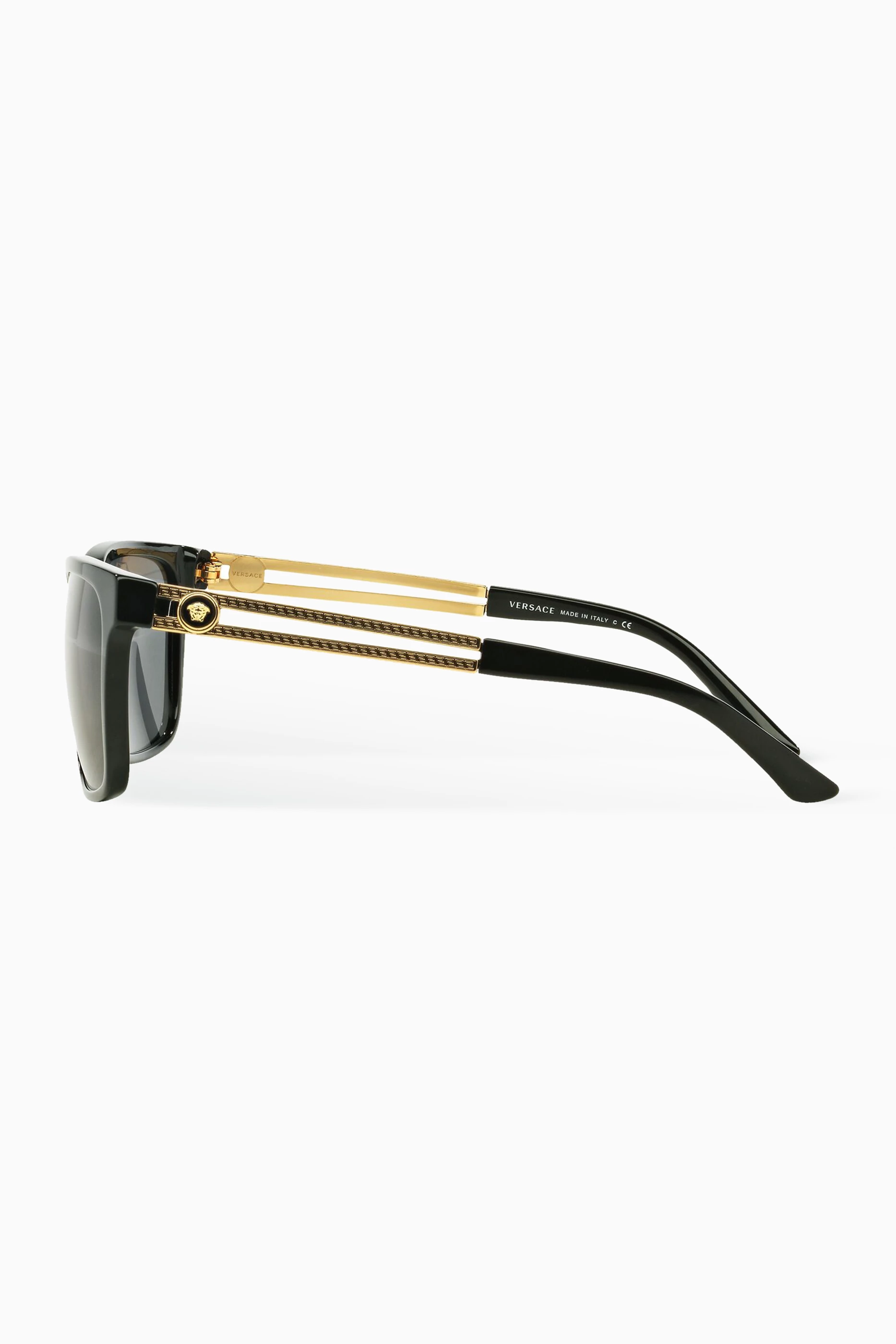 Lenses Versace 4307 Sunglasses Buy Versace Black Medusa Wayfarer