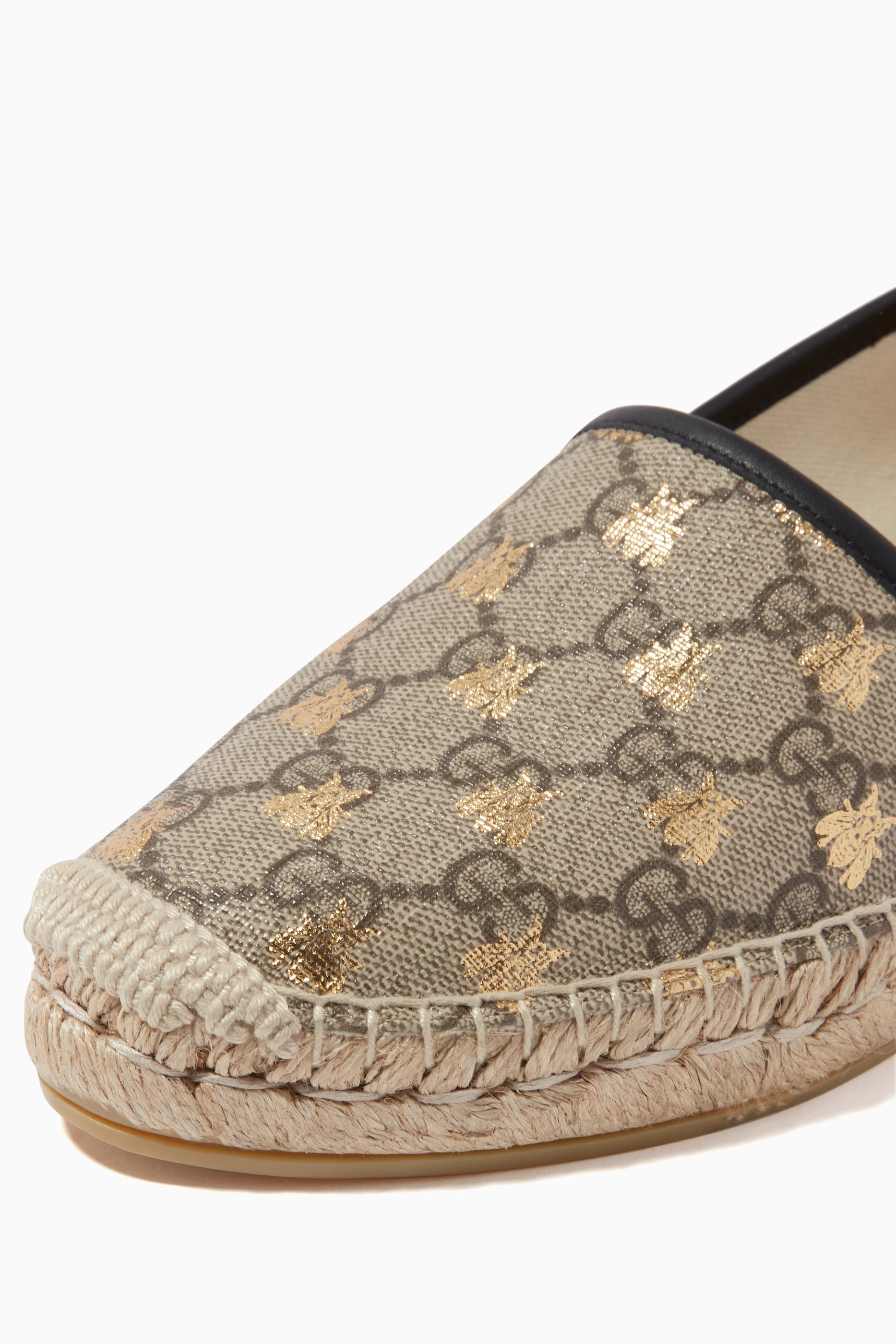 Buy Gucci Brown GG Supreme Bees Espadrille in Canvas For Women Online Ounass Saudi