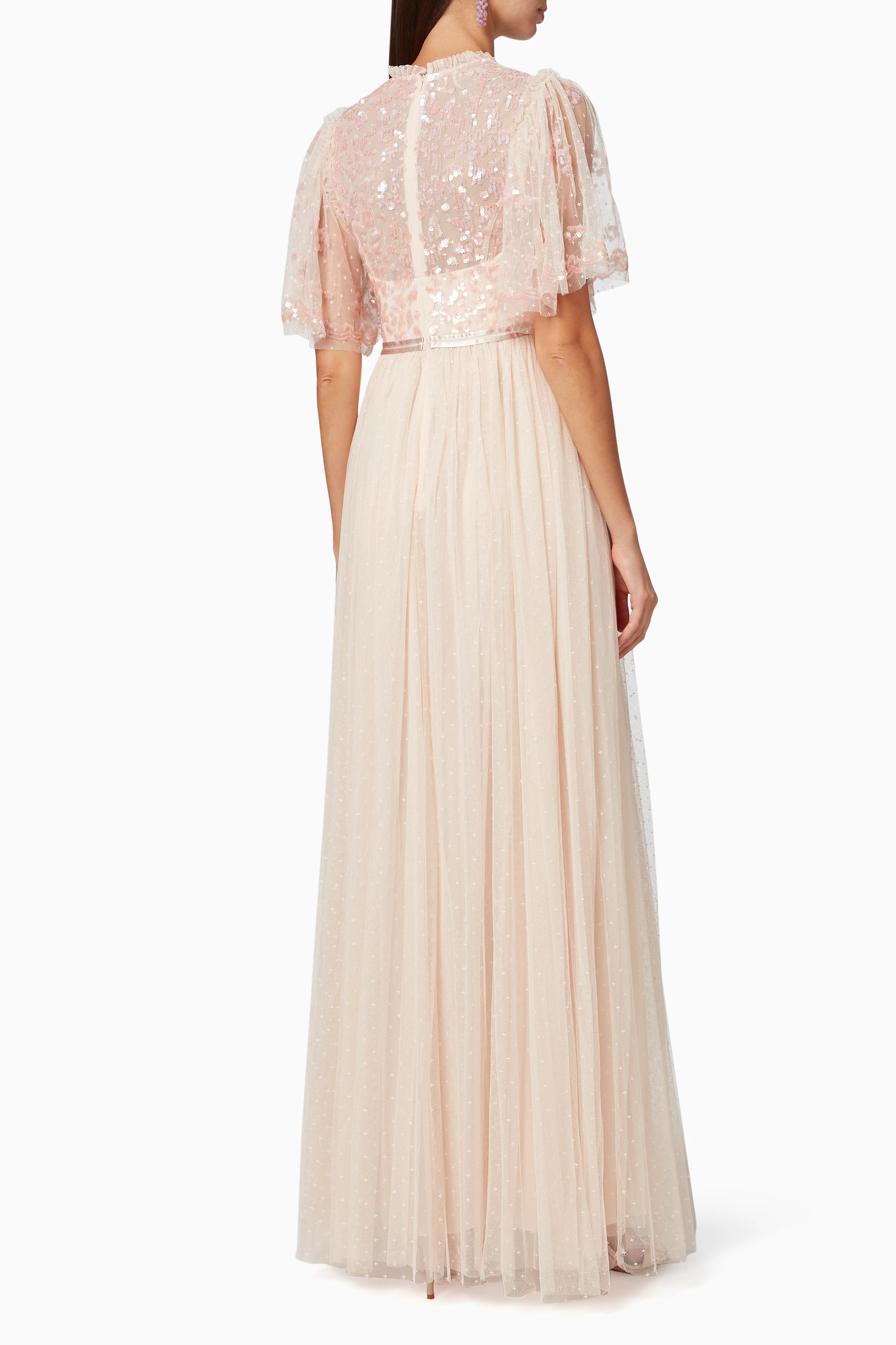 needle & thread patchwork lace dress Patchwork Lace Midi Dress  Wildflower Threads