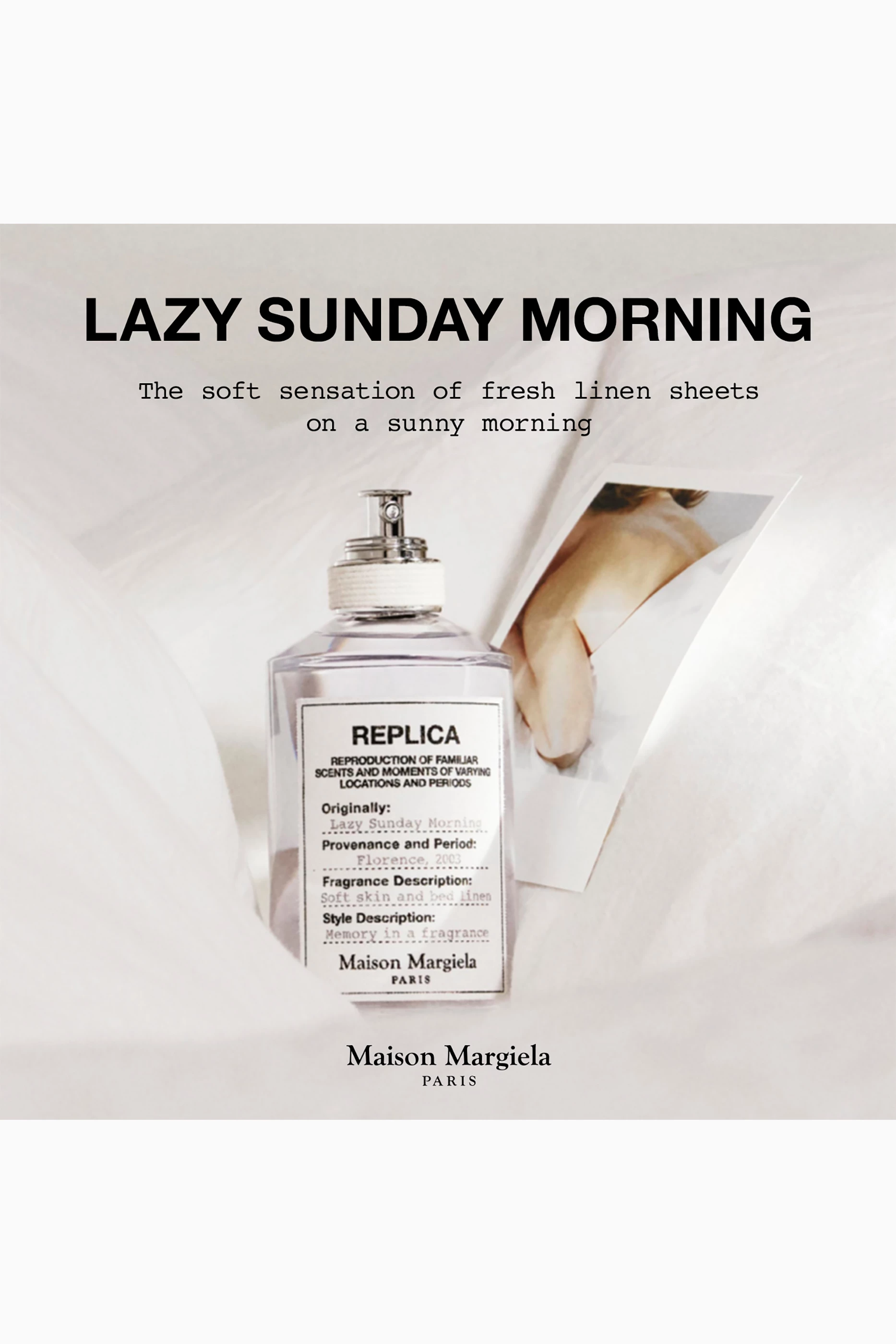 Maison Martin Margiela Lazy Lazy Sunday Morning Notes Maison 
