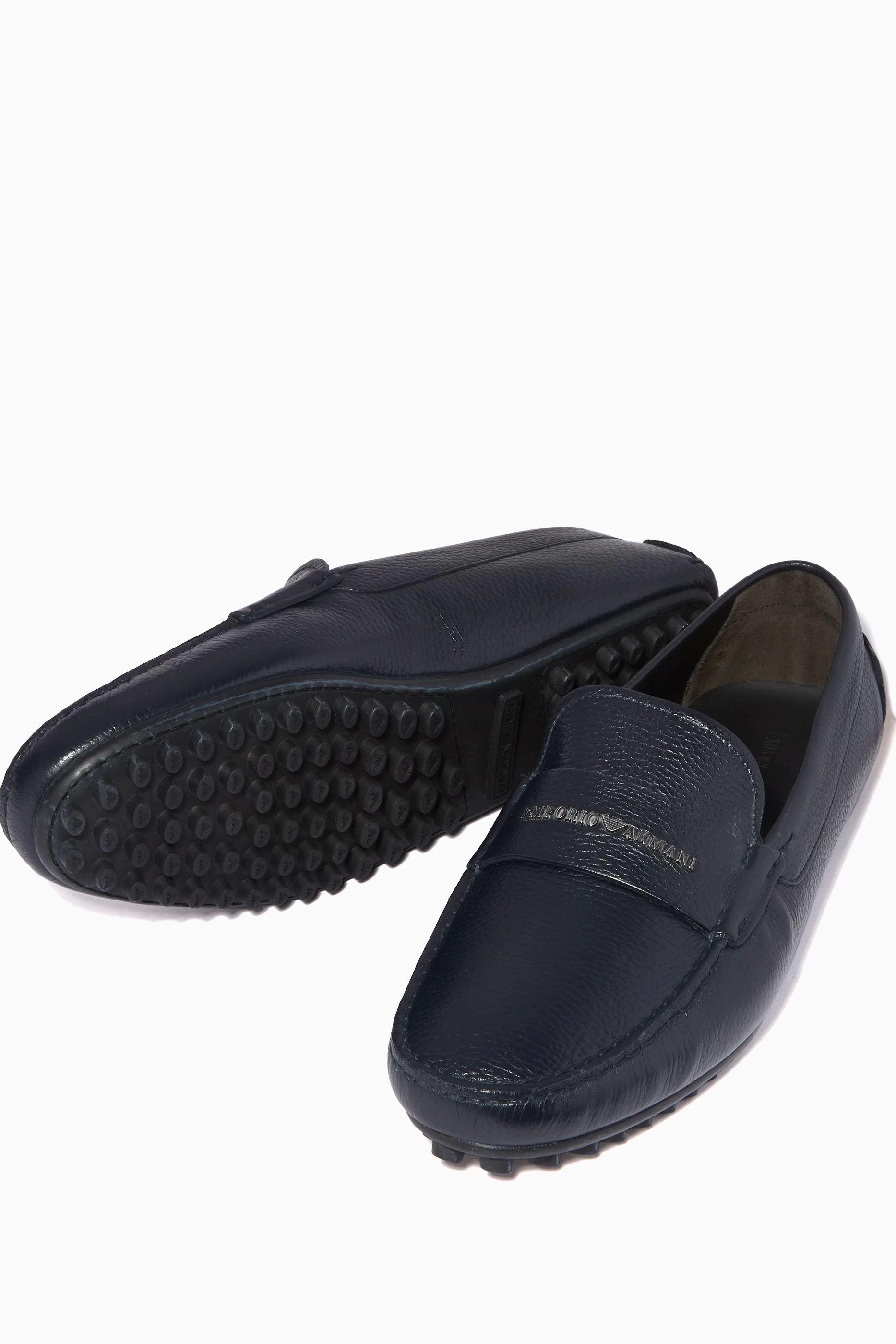 Armani Driver Mocassin Emporio Armani Buy Emporio Armani Blue