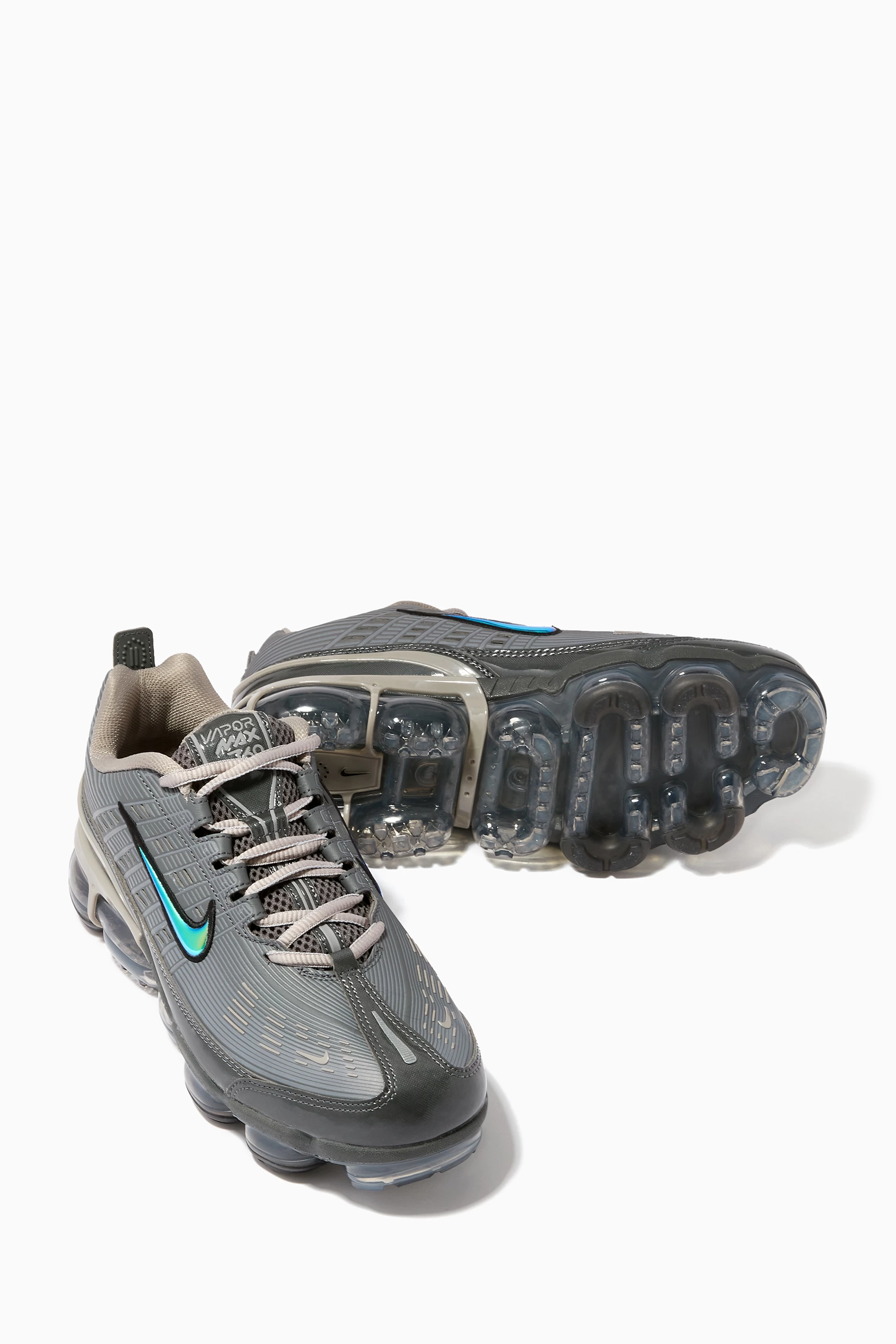 Buy Nike Grey Air VaporMax 360 Sneakers For Men Online Ounass Saudi