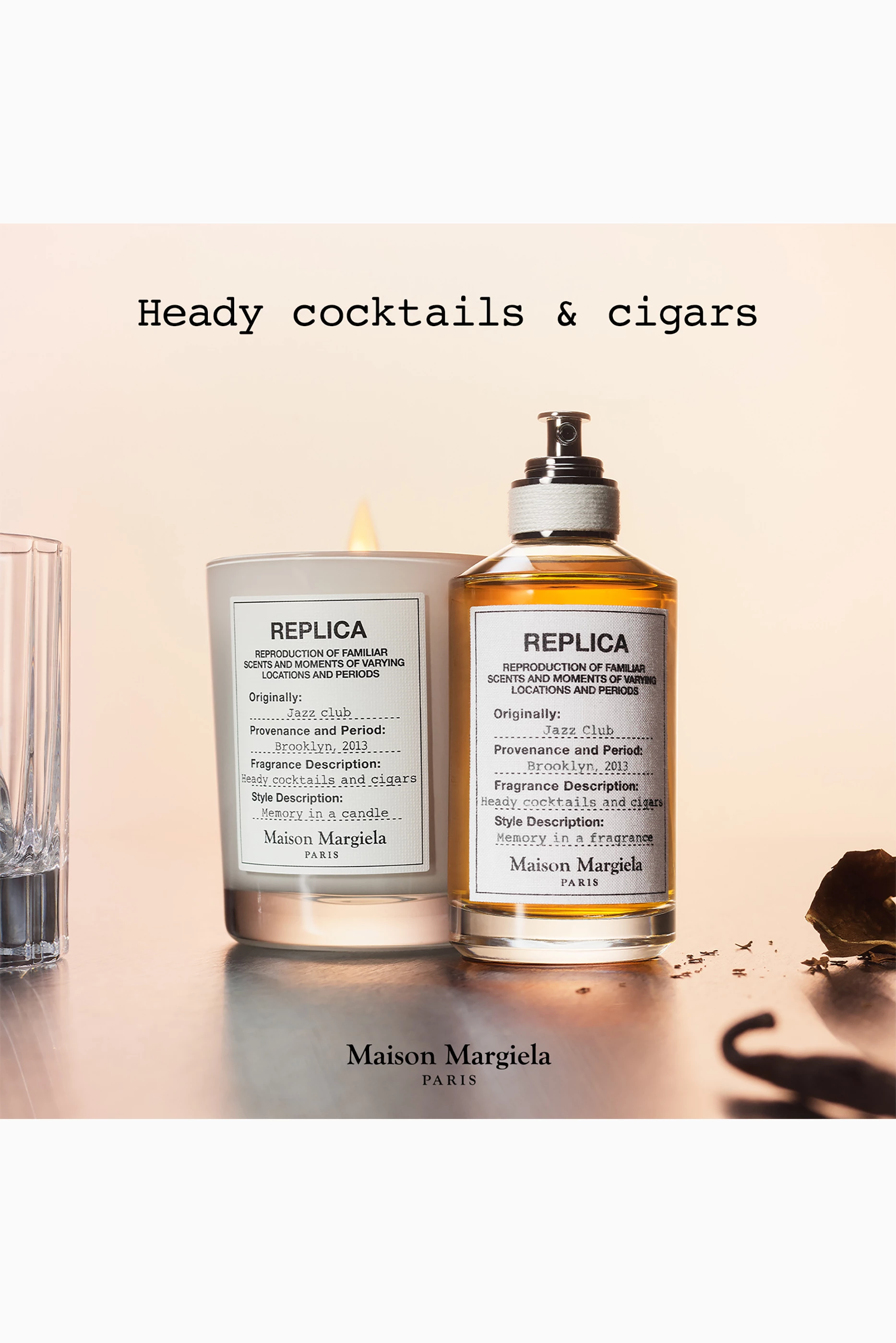 Buy Maison Margiela Beauty Replica Jazz Club Scented Candle, 165g