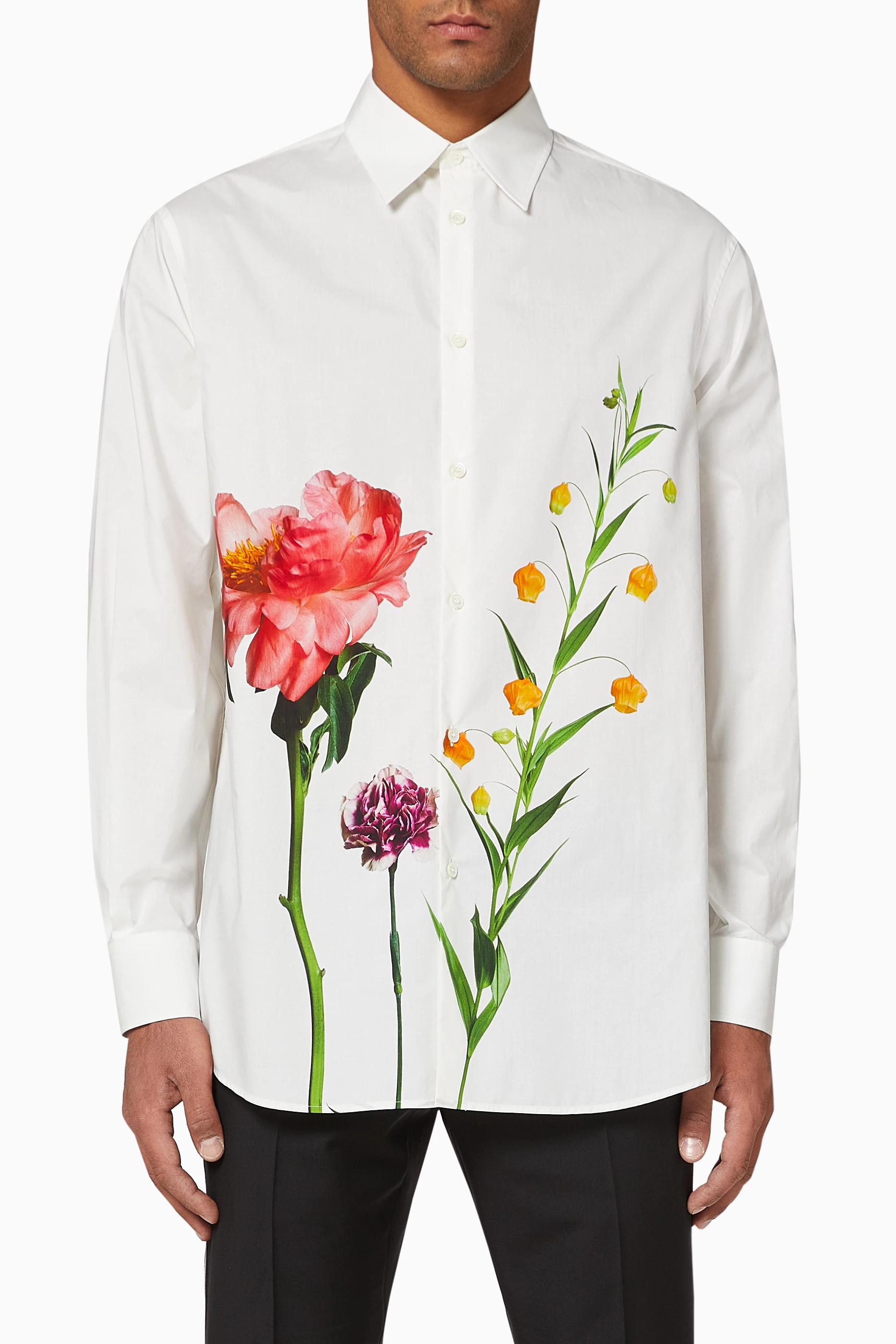 色々な Buy Valentino Garavani White Flowersity Print Oversized トップス