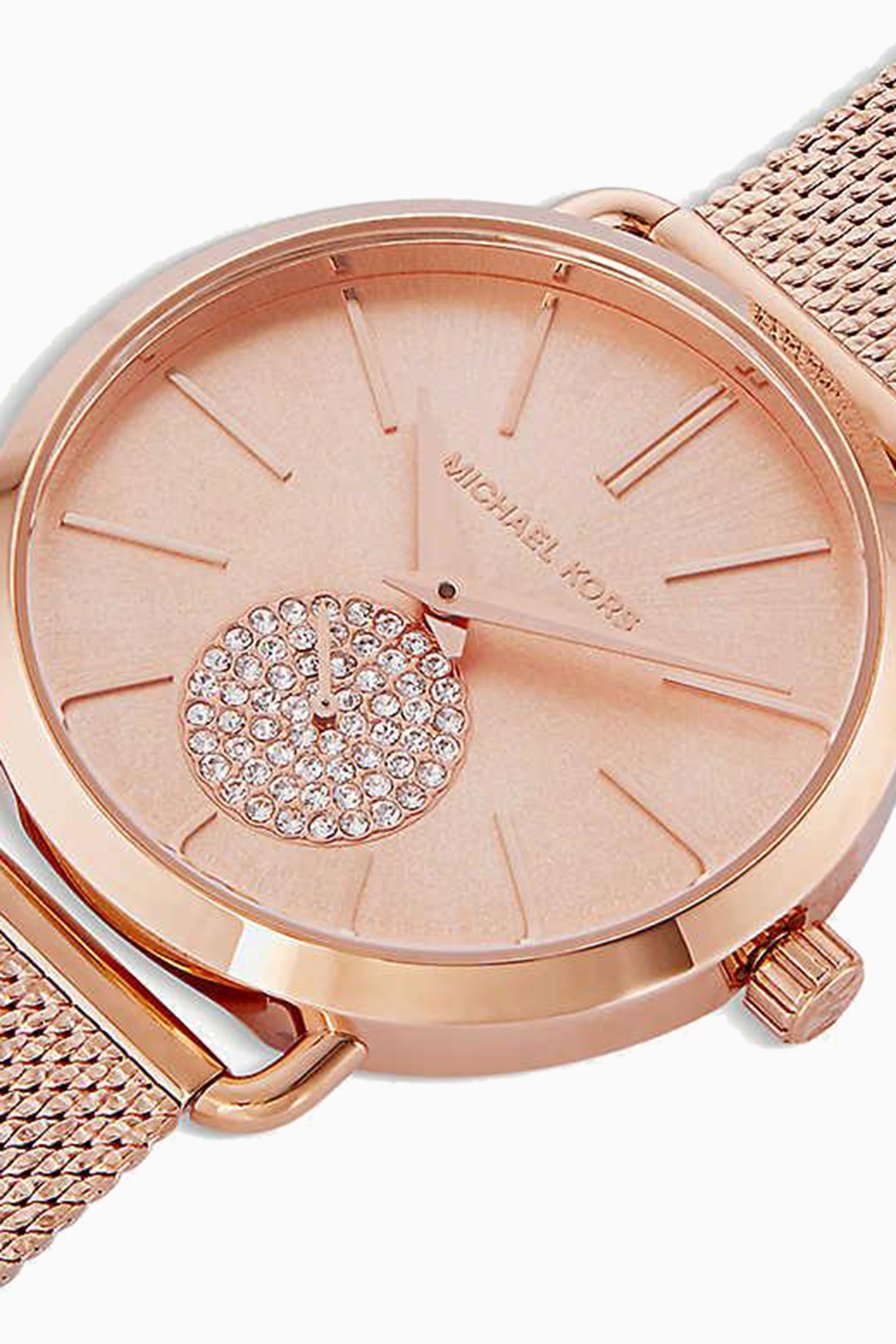Michael kors portia watch rose gold store
