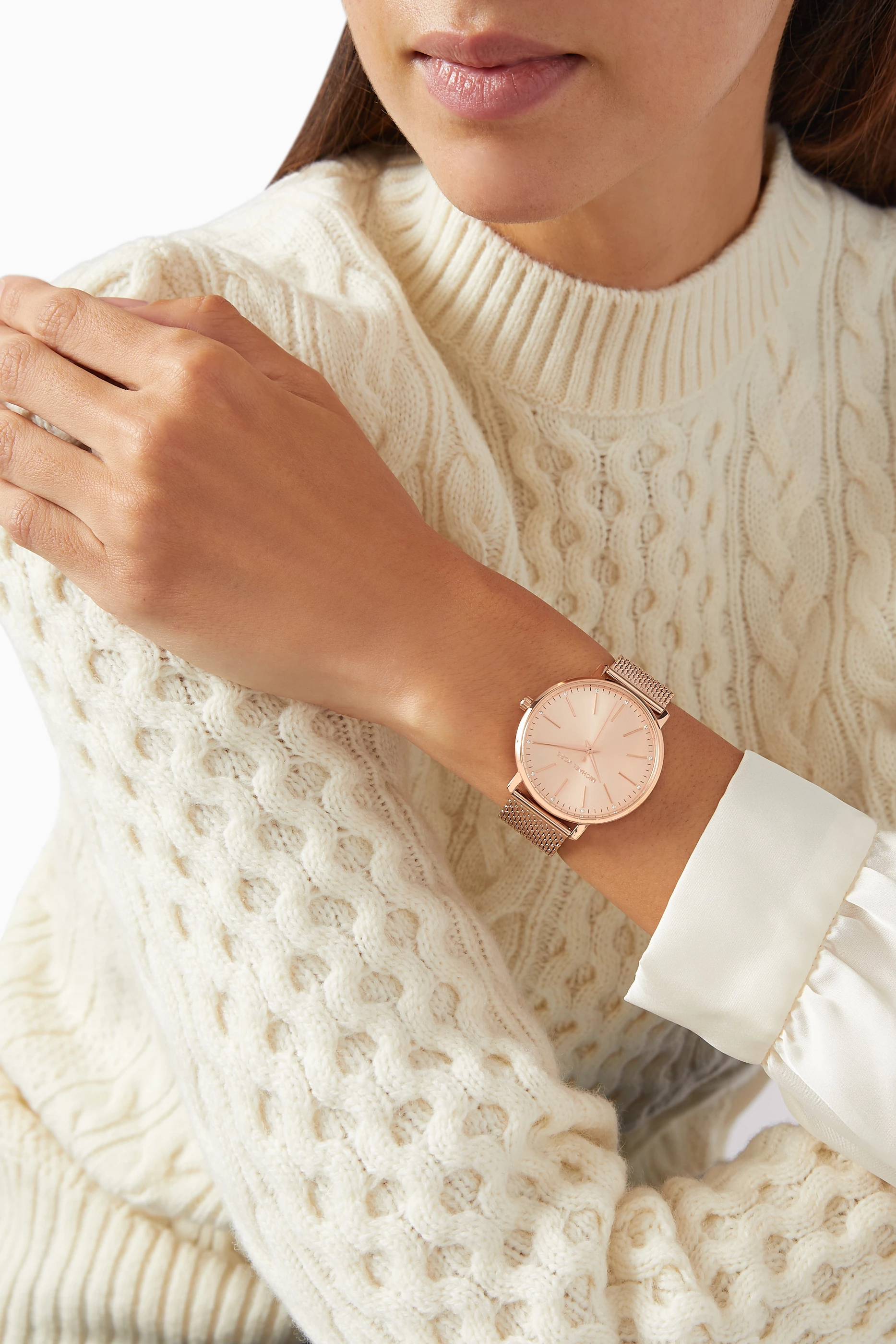 Michael kors pyper rose gold tone ladies watch online