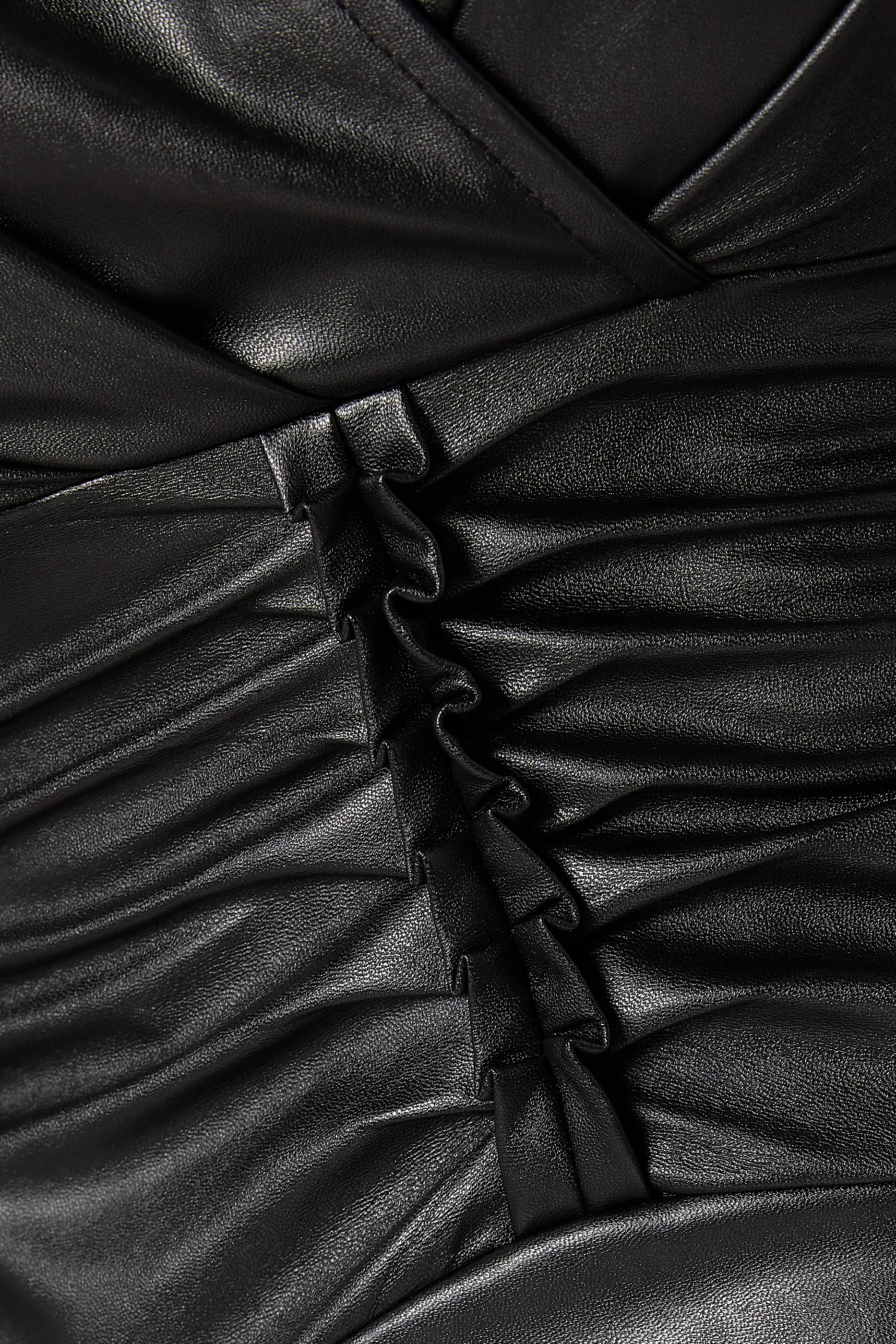 Buy PINKO Black Enrico Faux Leather Dress For Women Online | Ounass Saudi