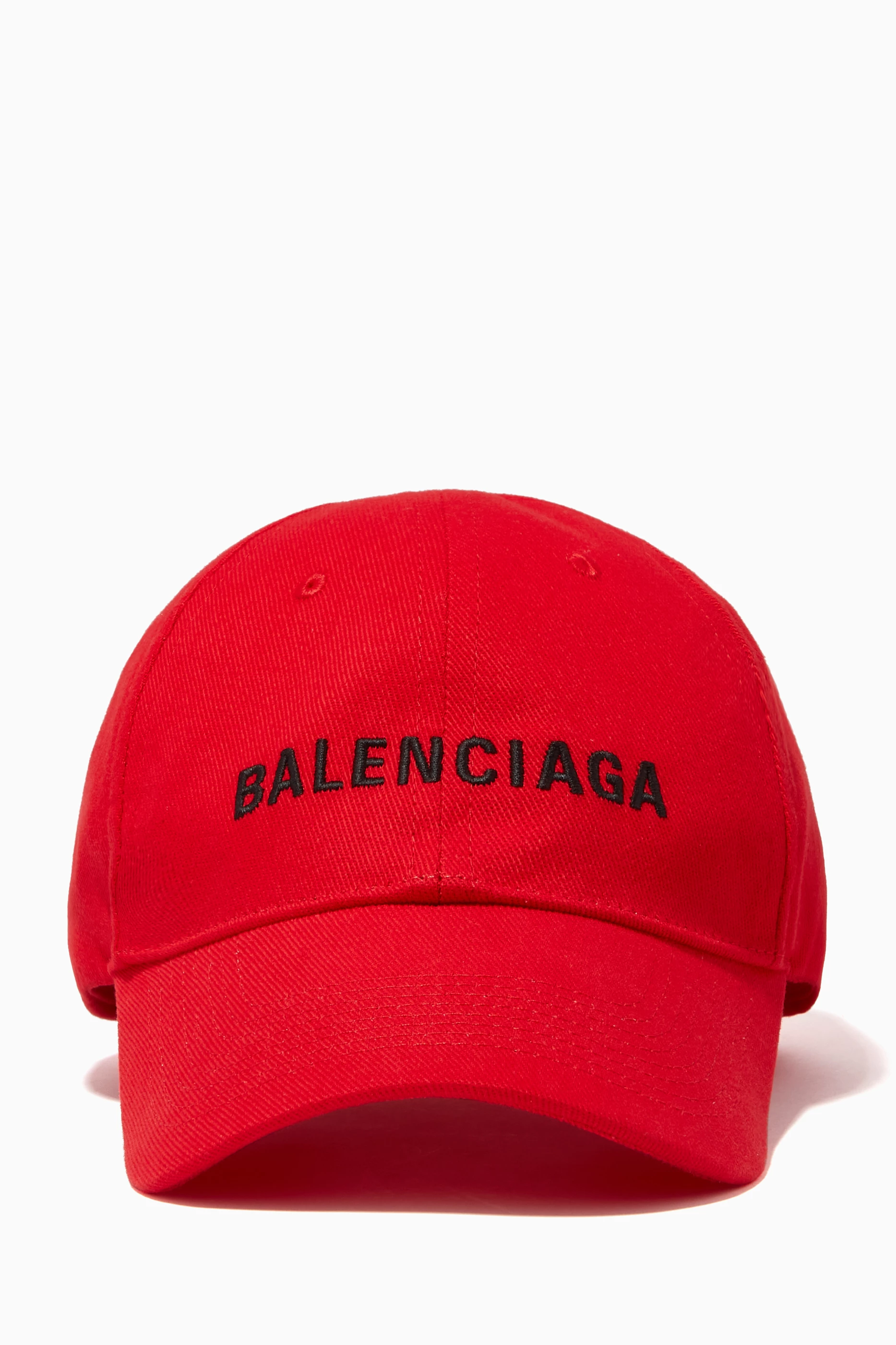 Buy Balenciaga Red Logo Cap in Cotton For Men Online Ounass Saudi