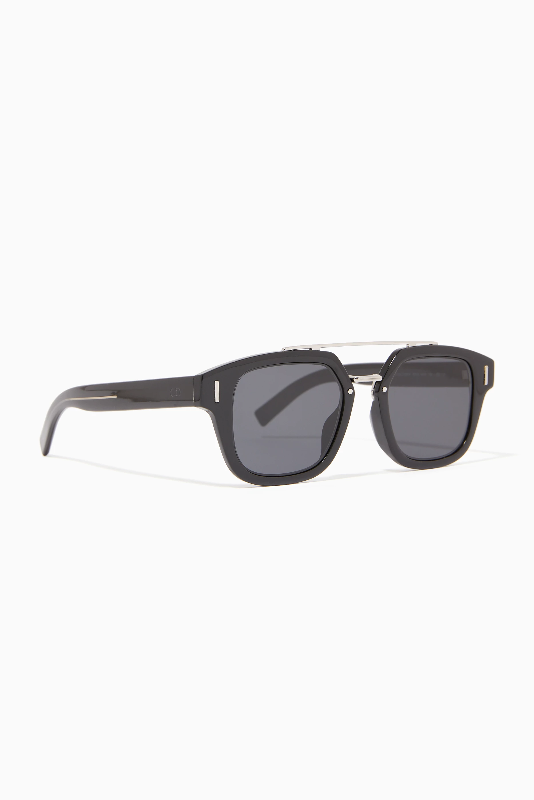 Buy Christian Dior Homme Black DIORFRACTION1F Sunglasses in Acetate For Men Online Ounass Saudi