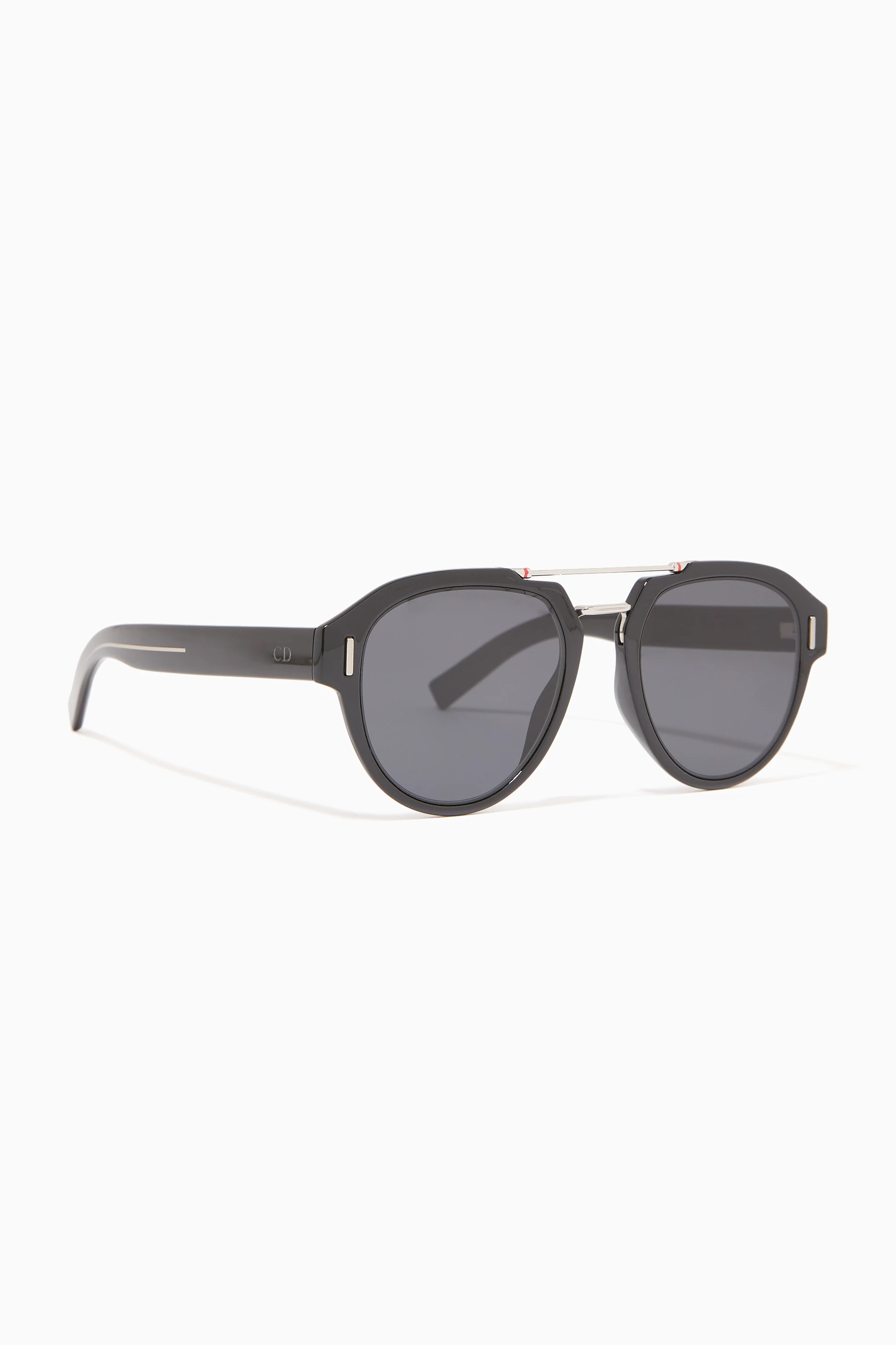 Buy Christian Dior Homme Black FRACTION 5 Aviator Sunglasses in Acetate For Men Online Ounass Saudi
