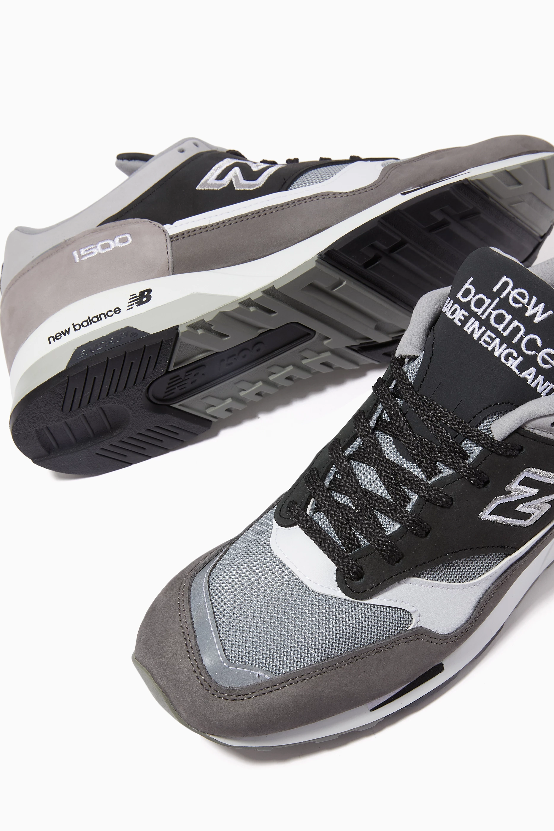 Buy New Balance Grey Athletic 1500 Tricolour Sneakers For Men