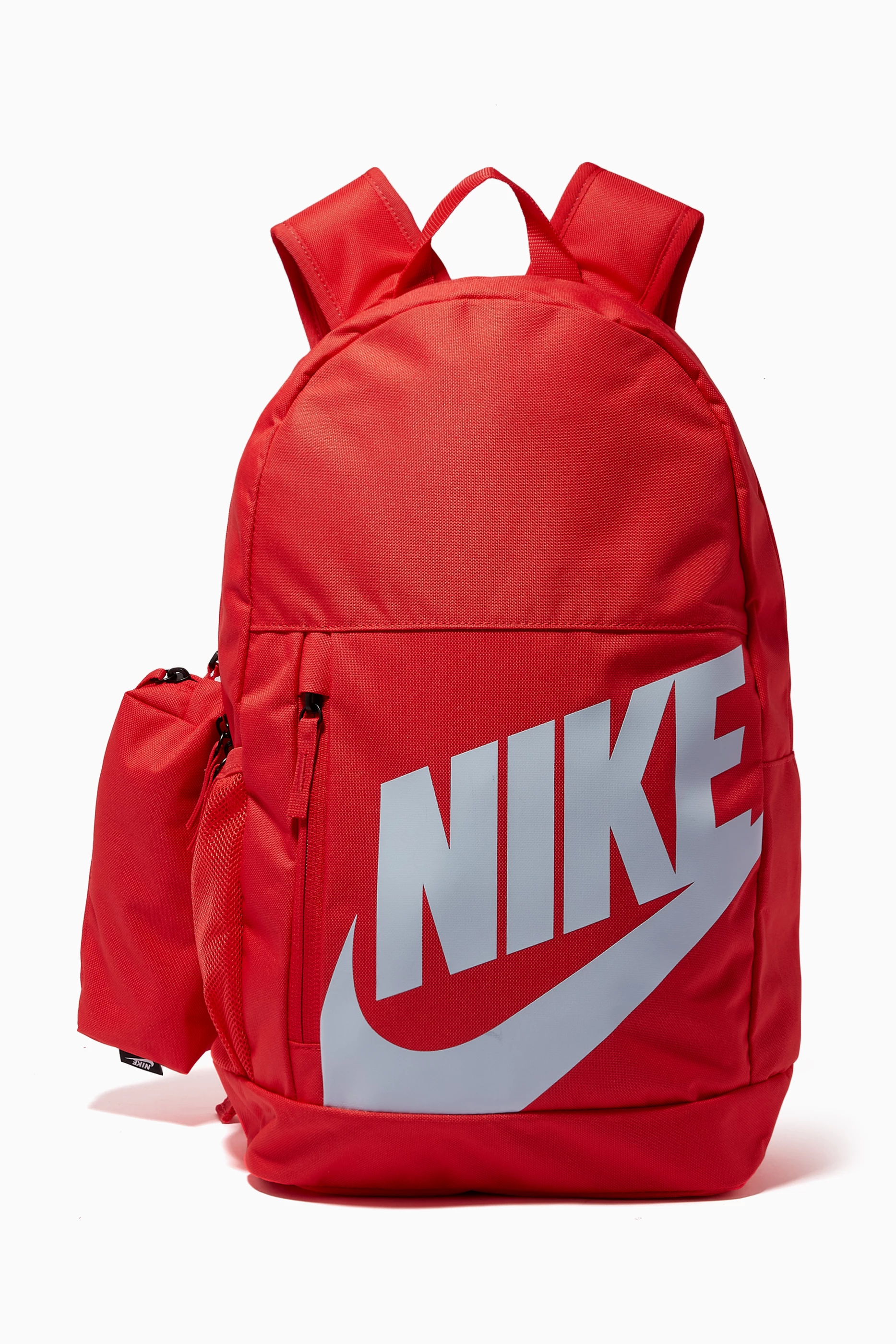 Buy Nike Red Elemental Logo Backpack in Polyester For UNISEX Online Ounass Saudi