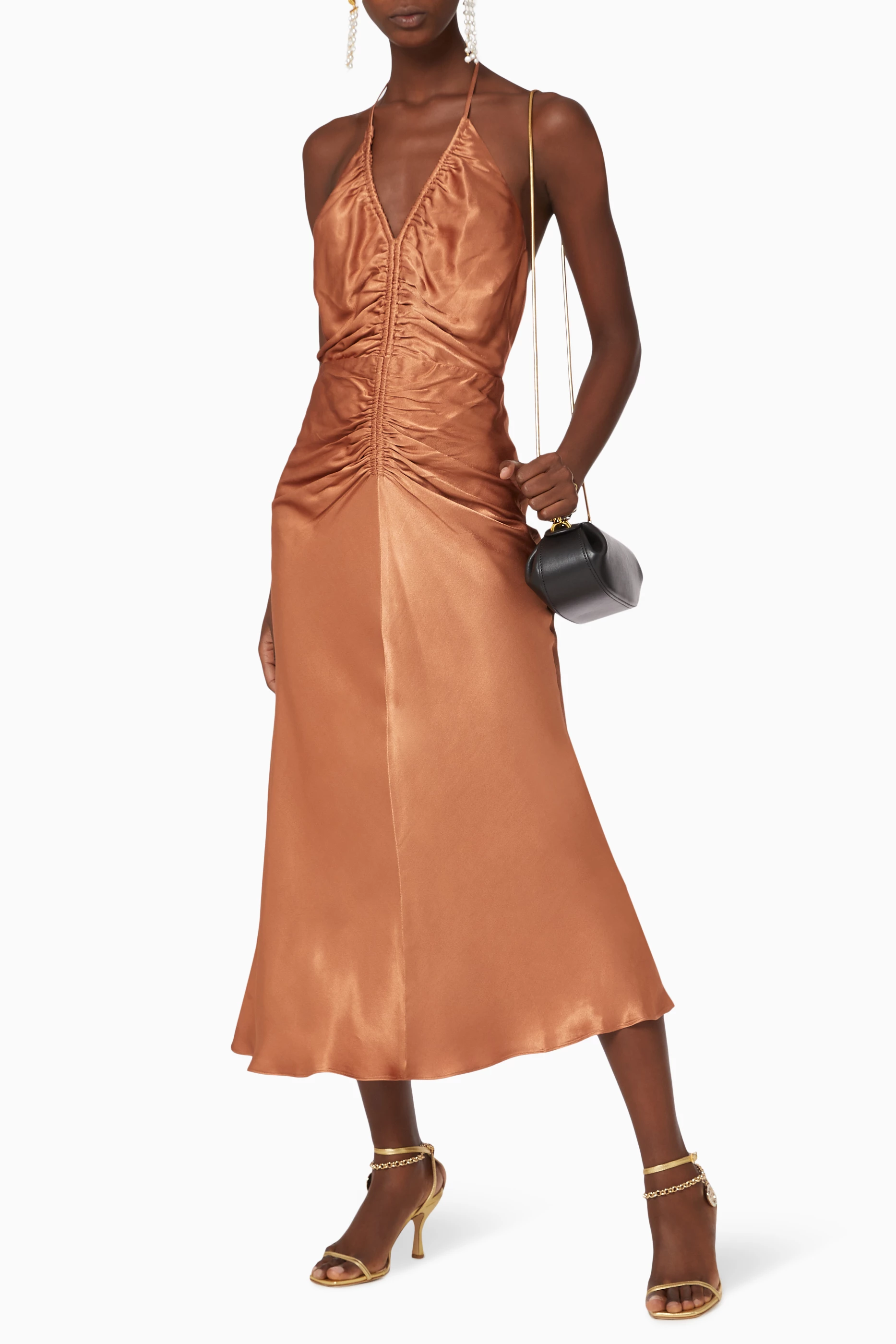knee length dresses for ladies Agatha Pleated Skirt Waistcoat Midi Dress Berry – Girl In Mind main image 0