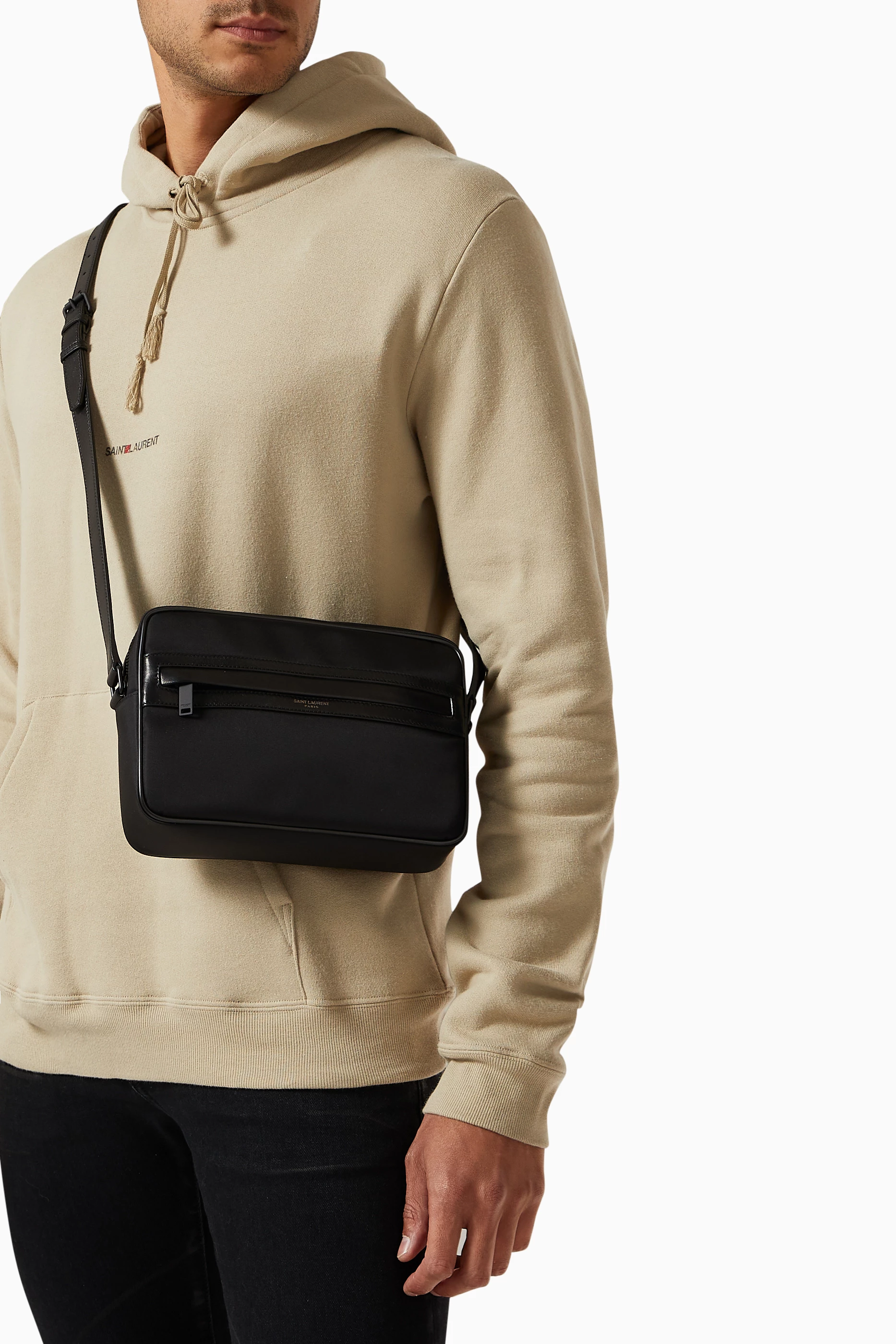 【SAINT LAURENT 】 CAMP CAMERA BAG Saint Laurent Camp Camera Bag in Grained Leather | Saks