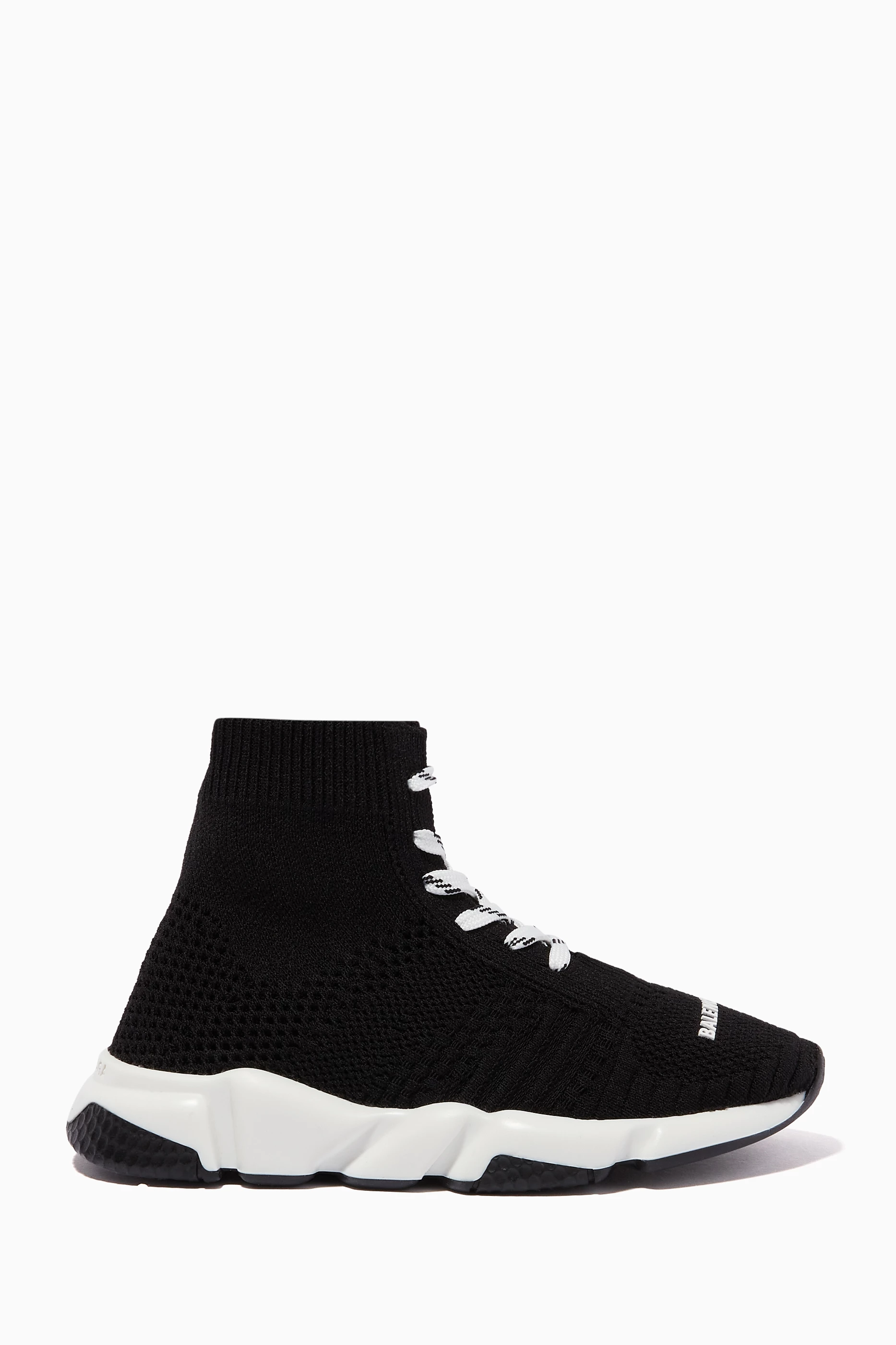 Buy Balenciaga Black Speed Lace-up Sneakers in Technical