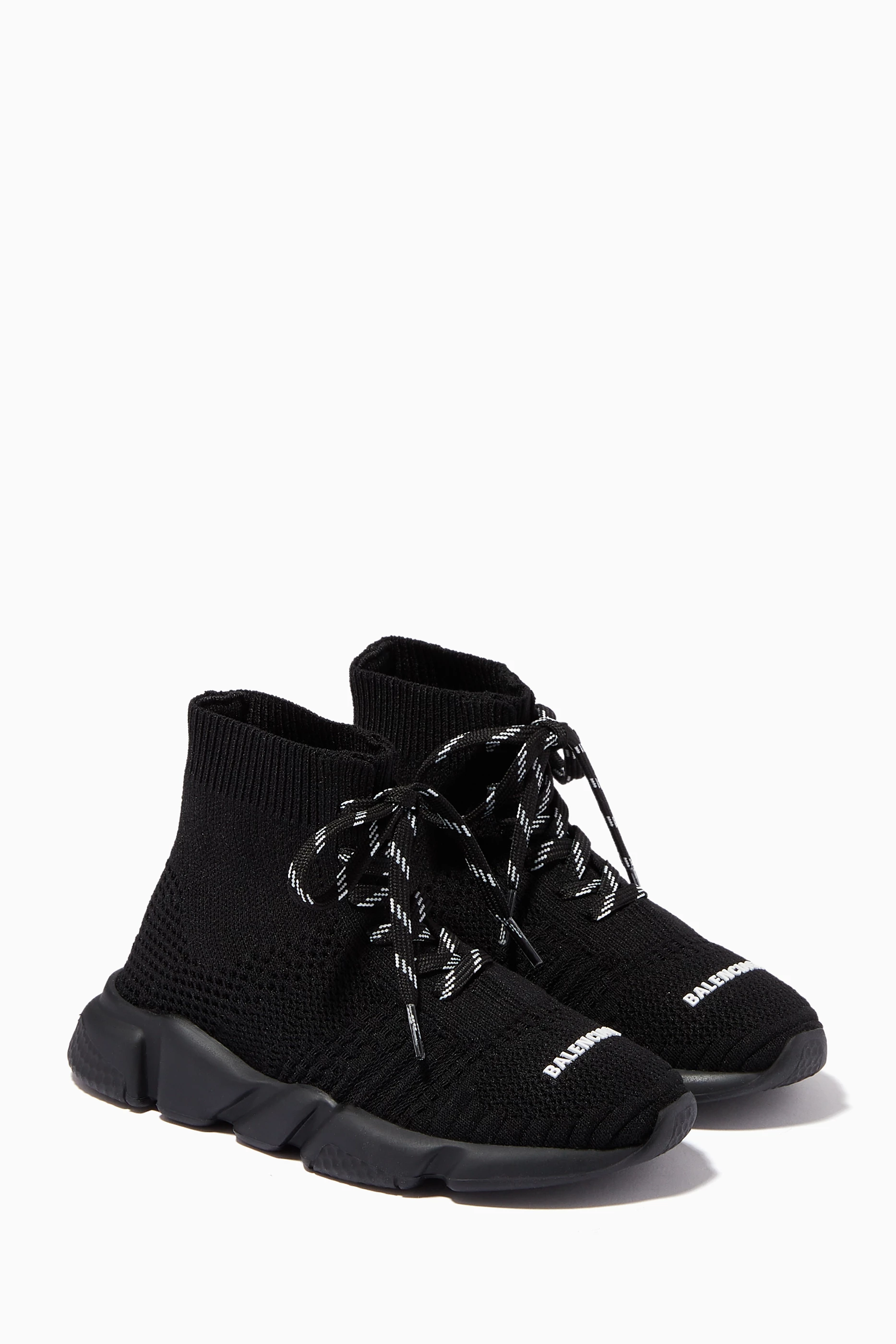 Balenciaga Speed Lace Up Mens Buy Balenciaga Black Speed