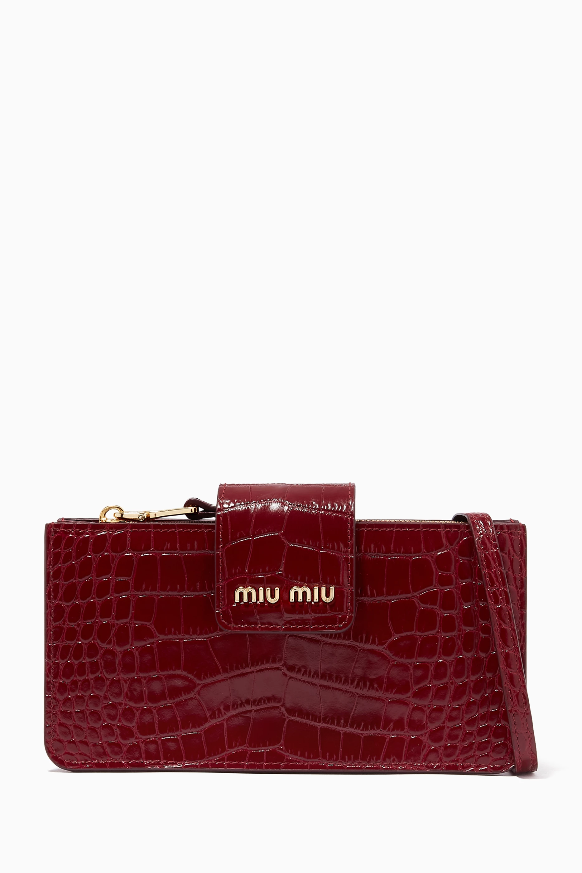 ミュージシャン 373 ENAMEL LIVE BAG (BURGUNDY) Miu Miu Pre-Owned 2000-2025 Bicolor Goatskin Madras Bowler