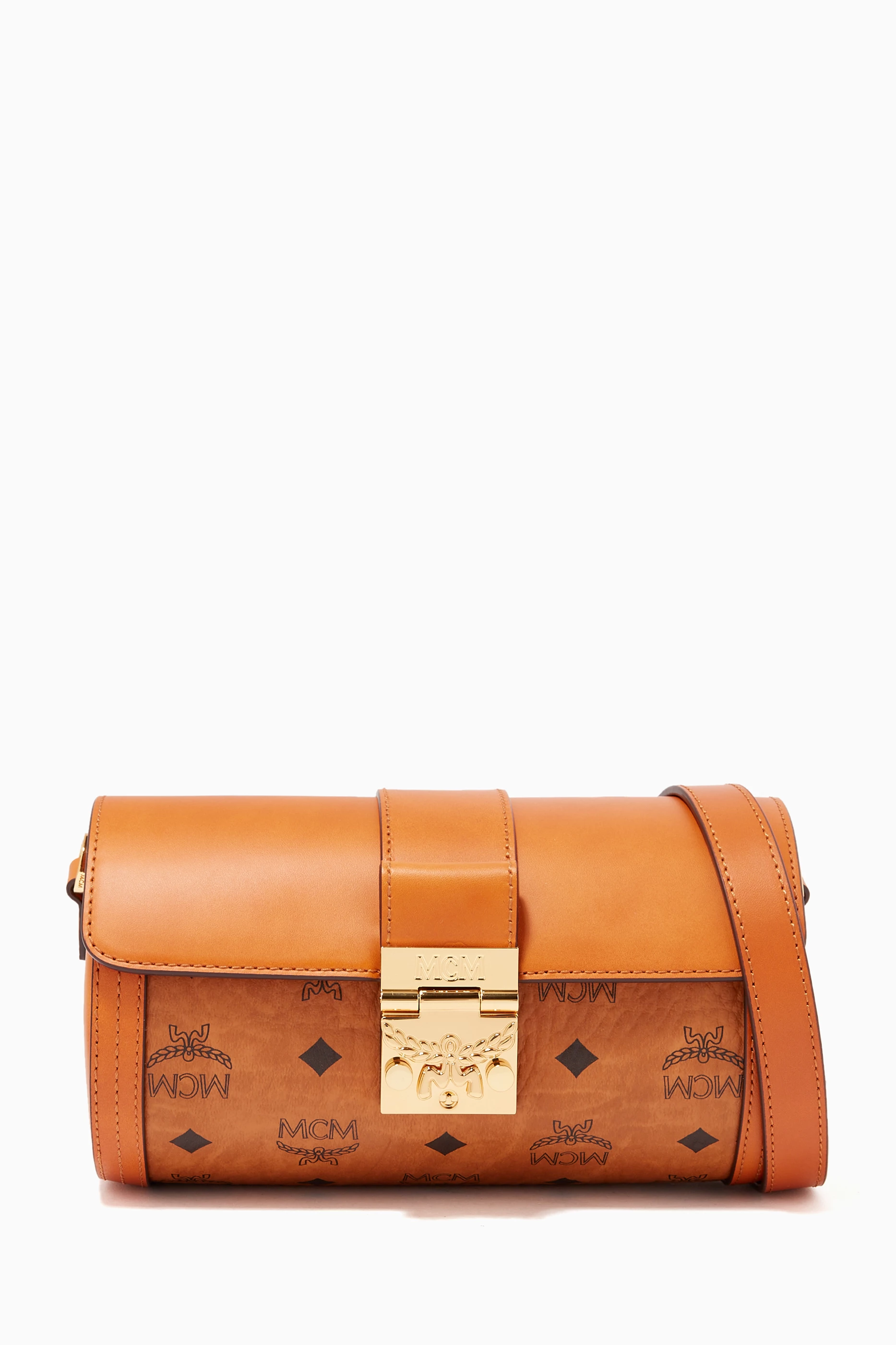 Cylinder crossbody in visetos hotsell