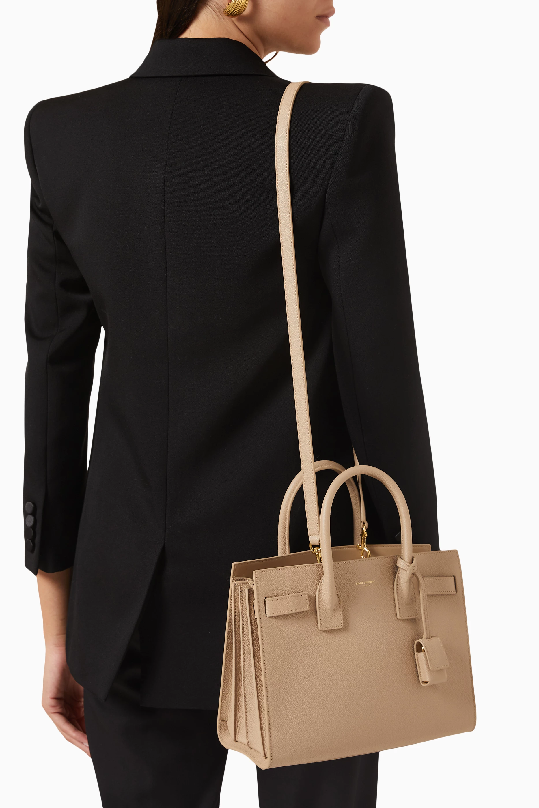 Buy SAINT LAURENT Neutral Classic Baby Sac de Jour in Leather For Women Online Ounass Saudi