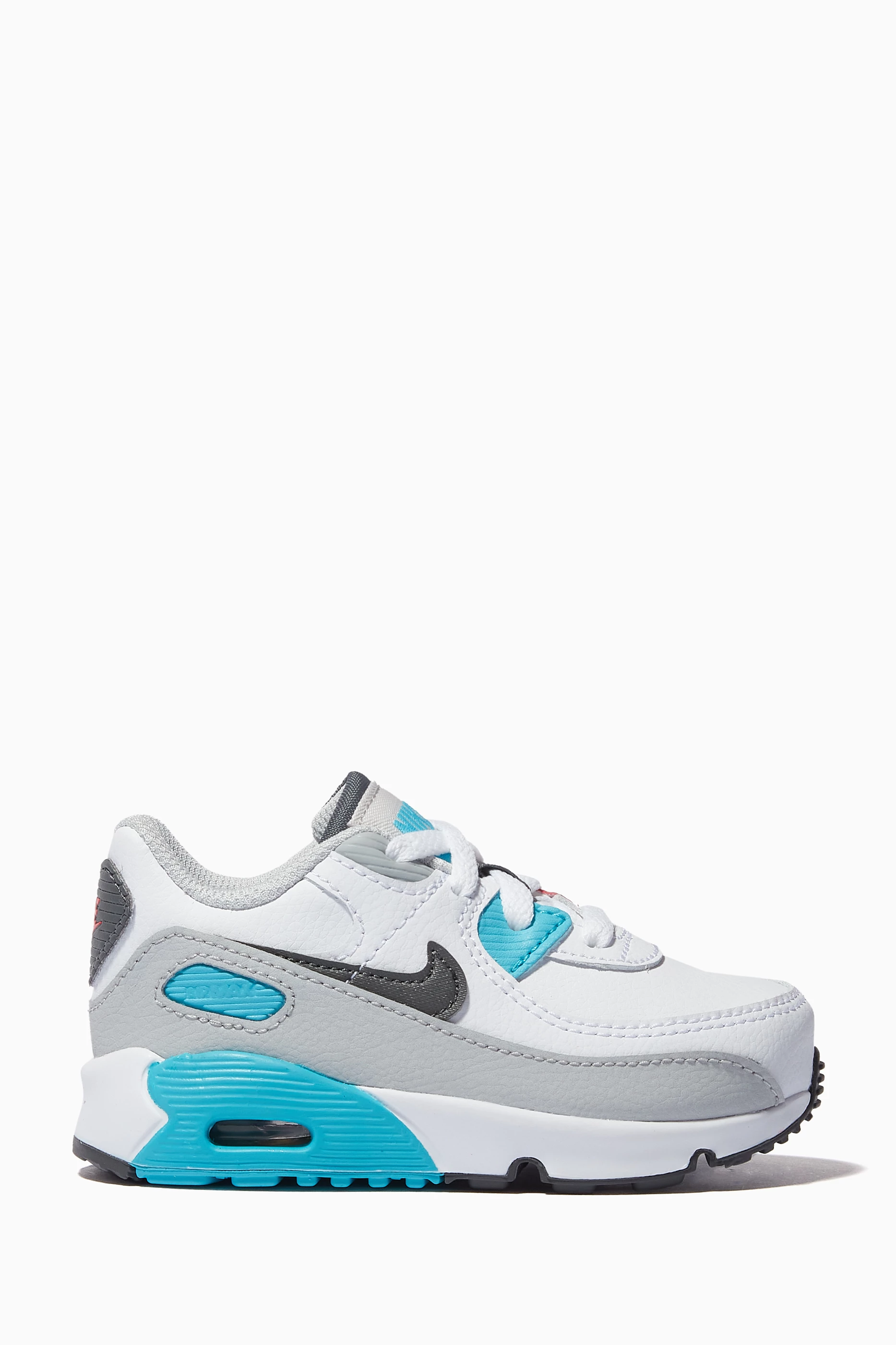 Buy Nike Multicolour Air Max 90 Sneakers in Leather For Boys Online Ounass Saudi