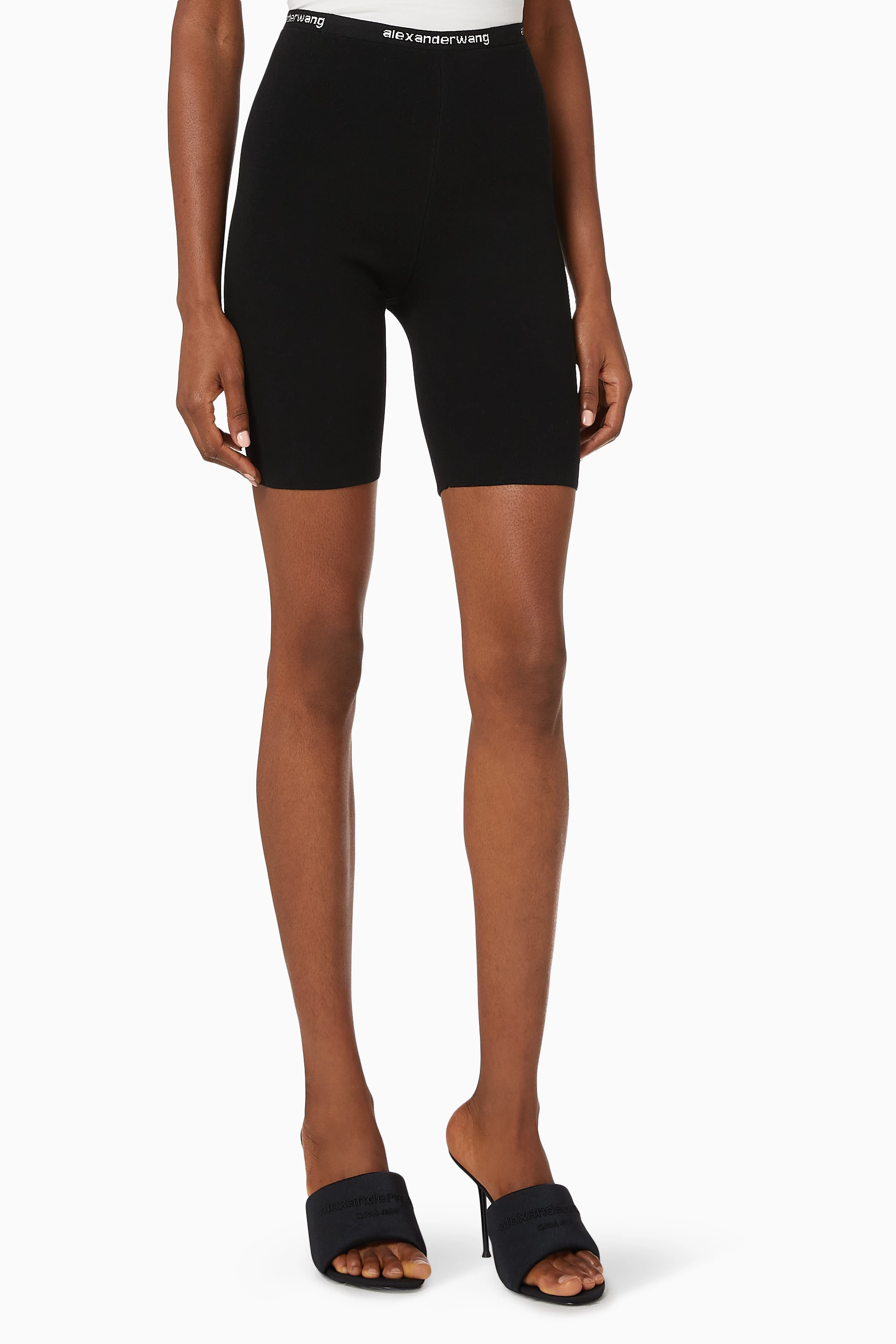 Alexander wang biker shorts sale