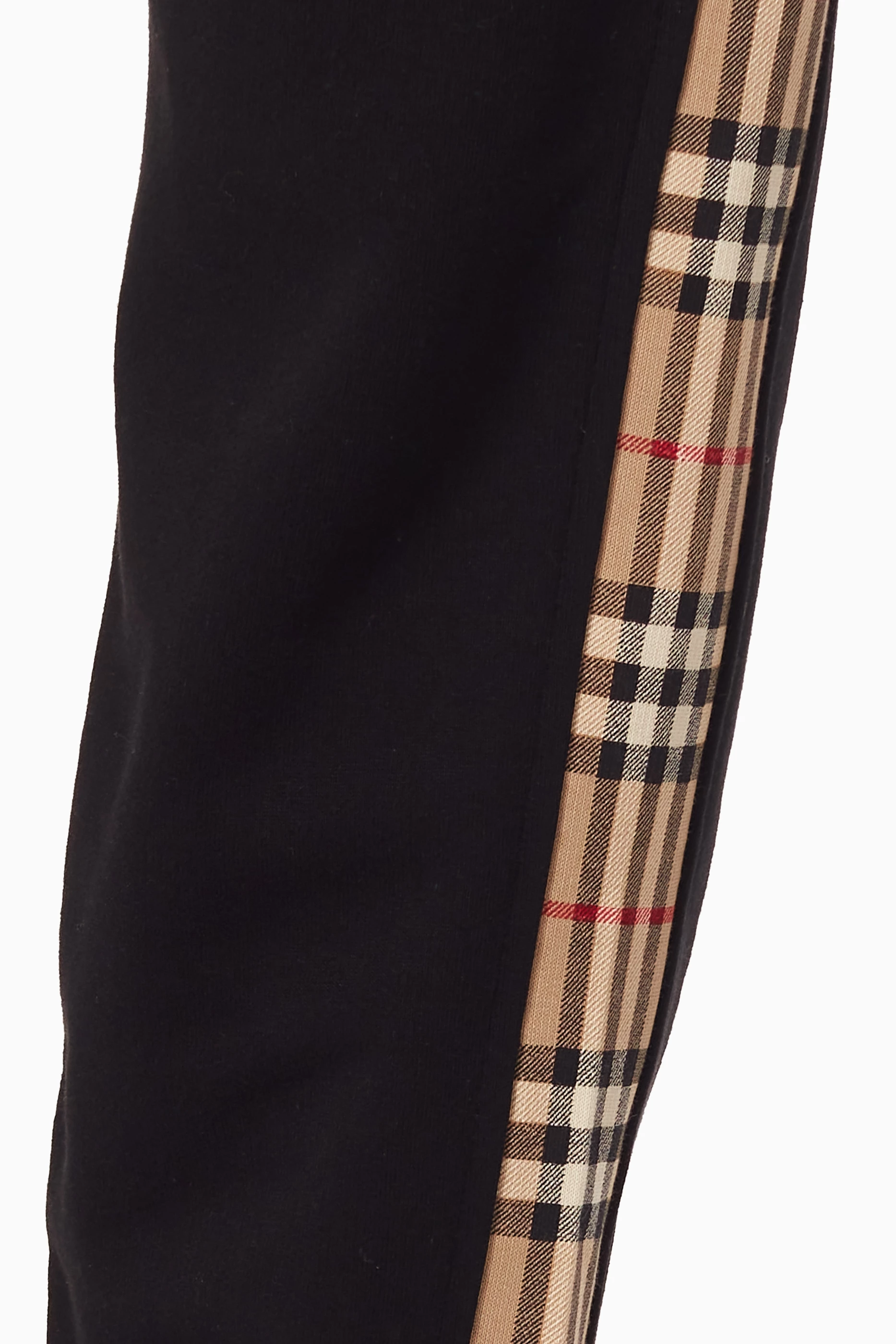 Burberry vintage check drawcord trousers clearance