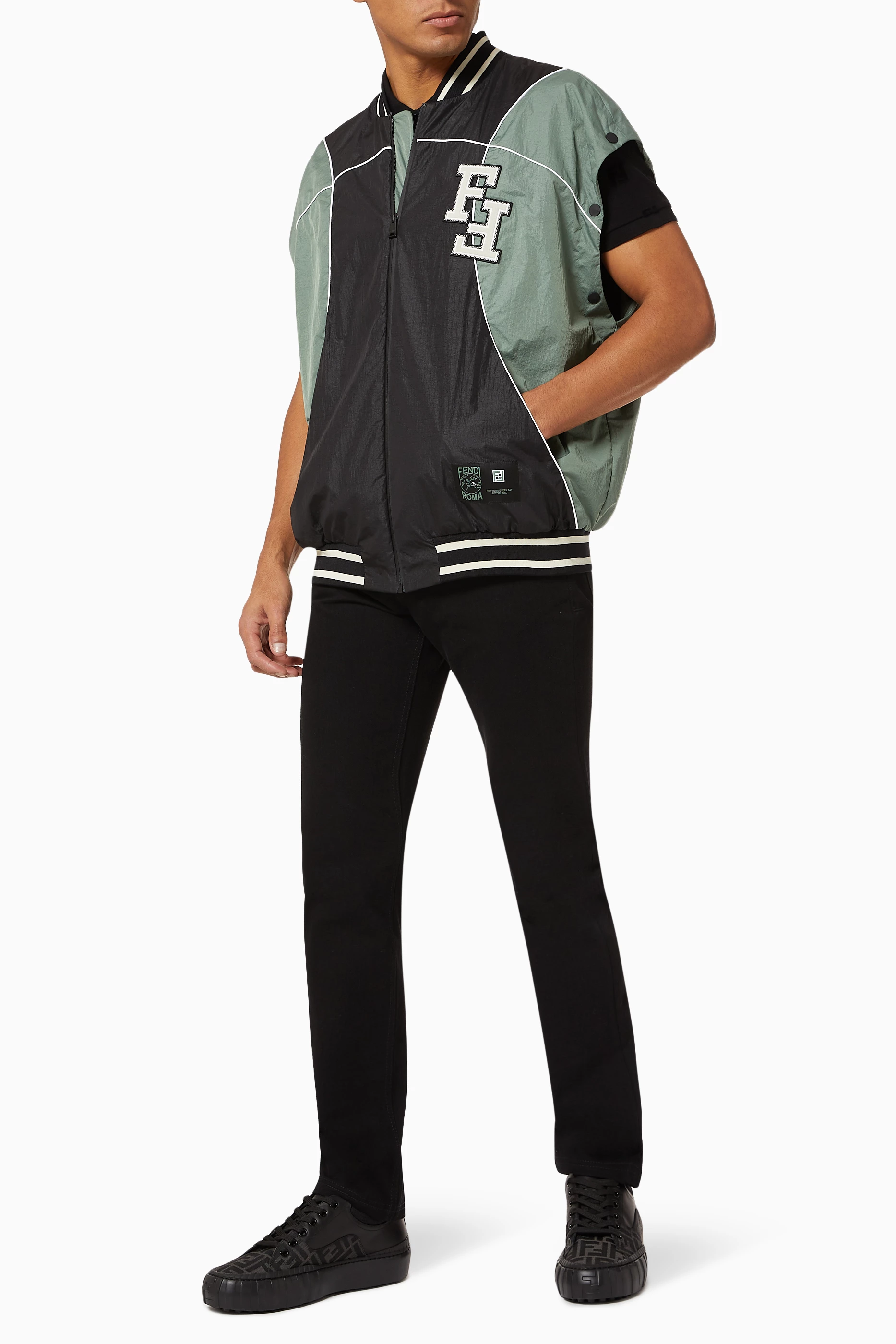 Fendi varsity jacket shop