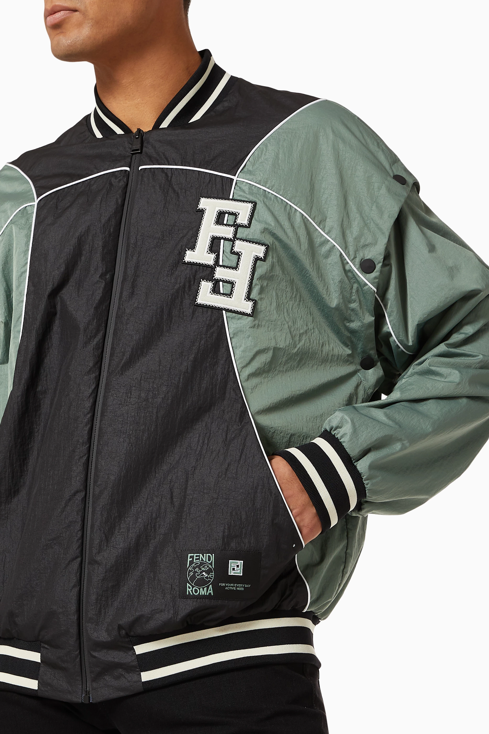 Fendi varsity jacket new arrivals