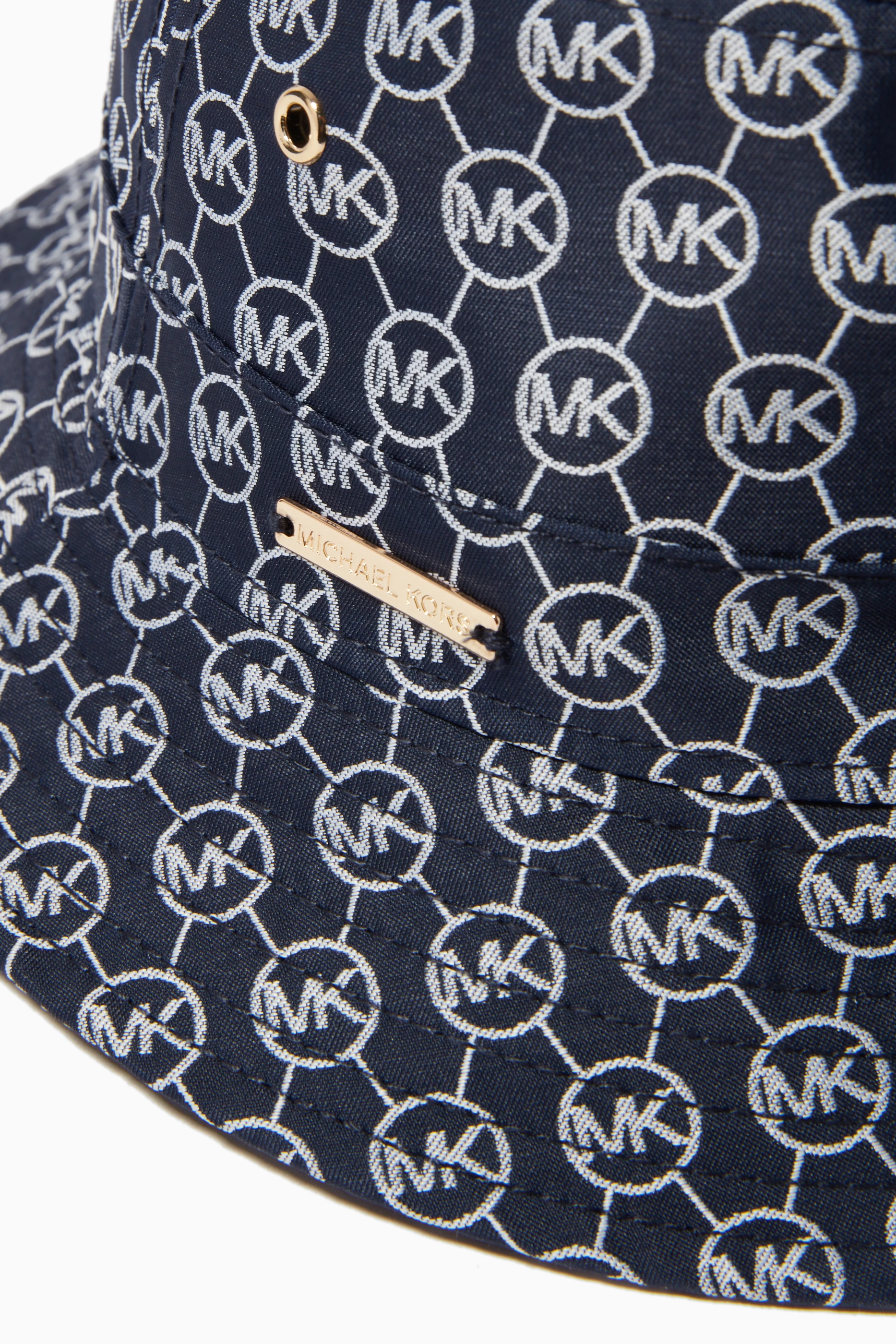 Buy Michael Kors Multicolour Bucket Hat in Diamond Logo Jacquard