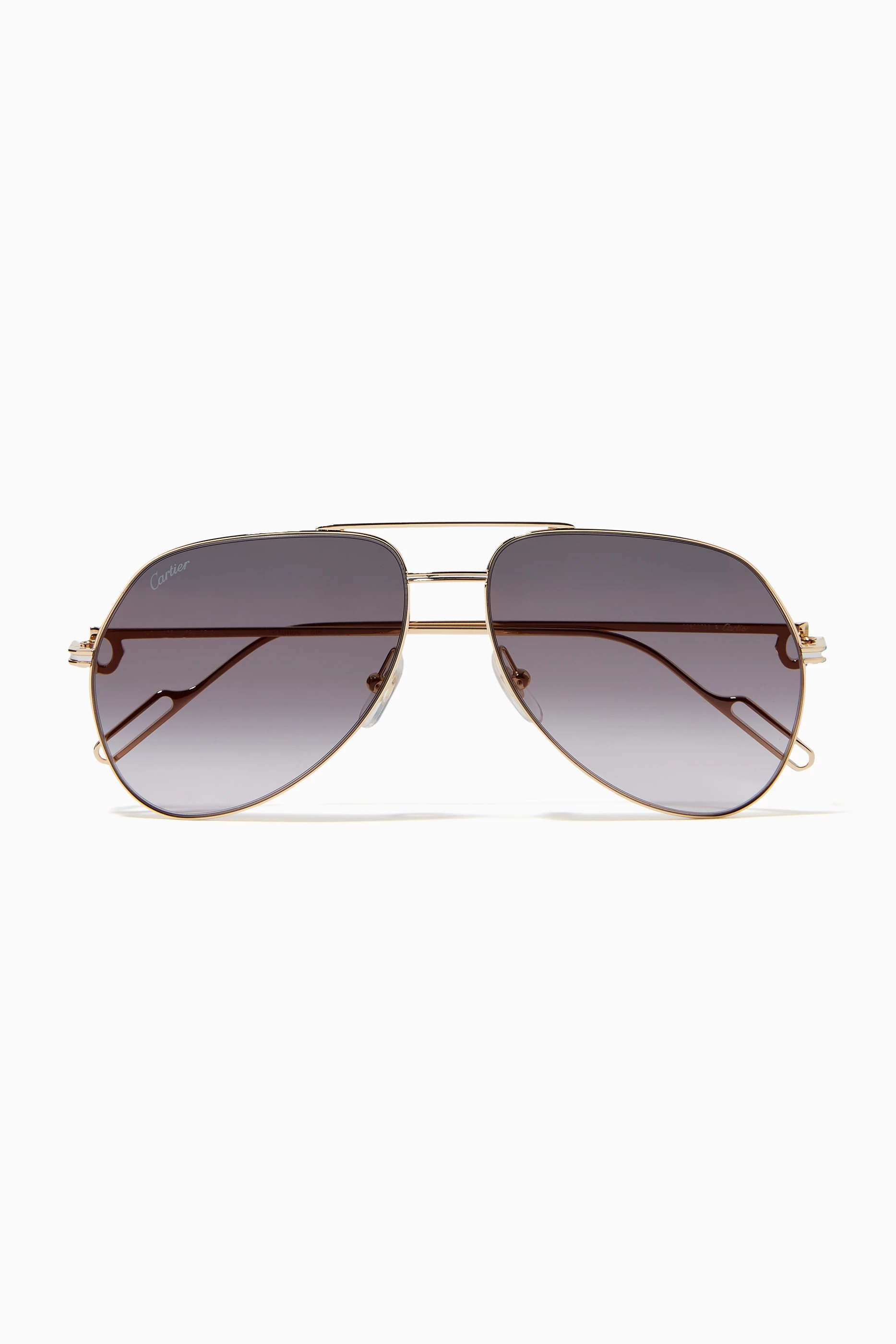 Cartier gold aviator sunglasses outlet