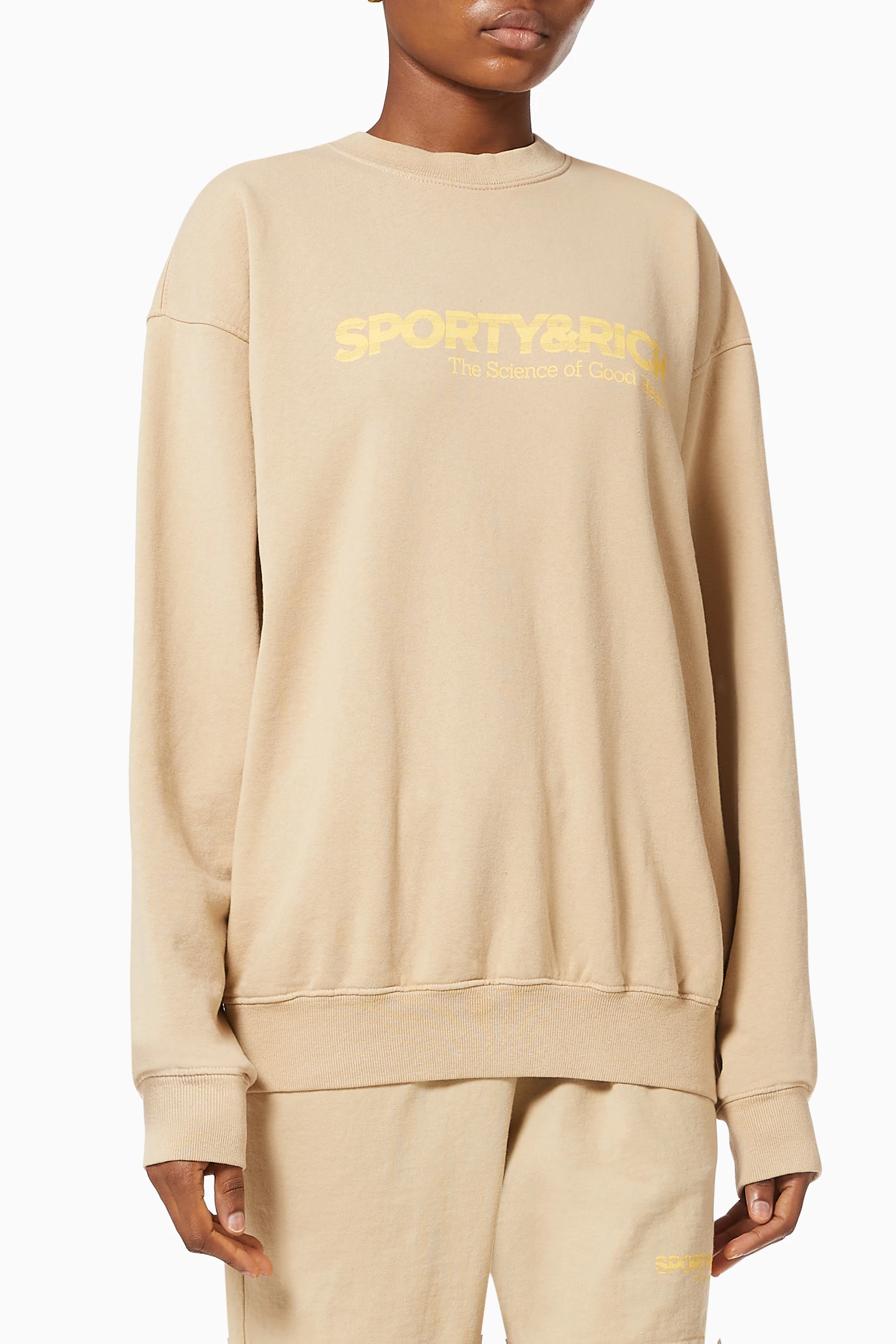 Sporty and rich science crewneck new arrivals