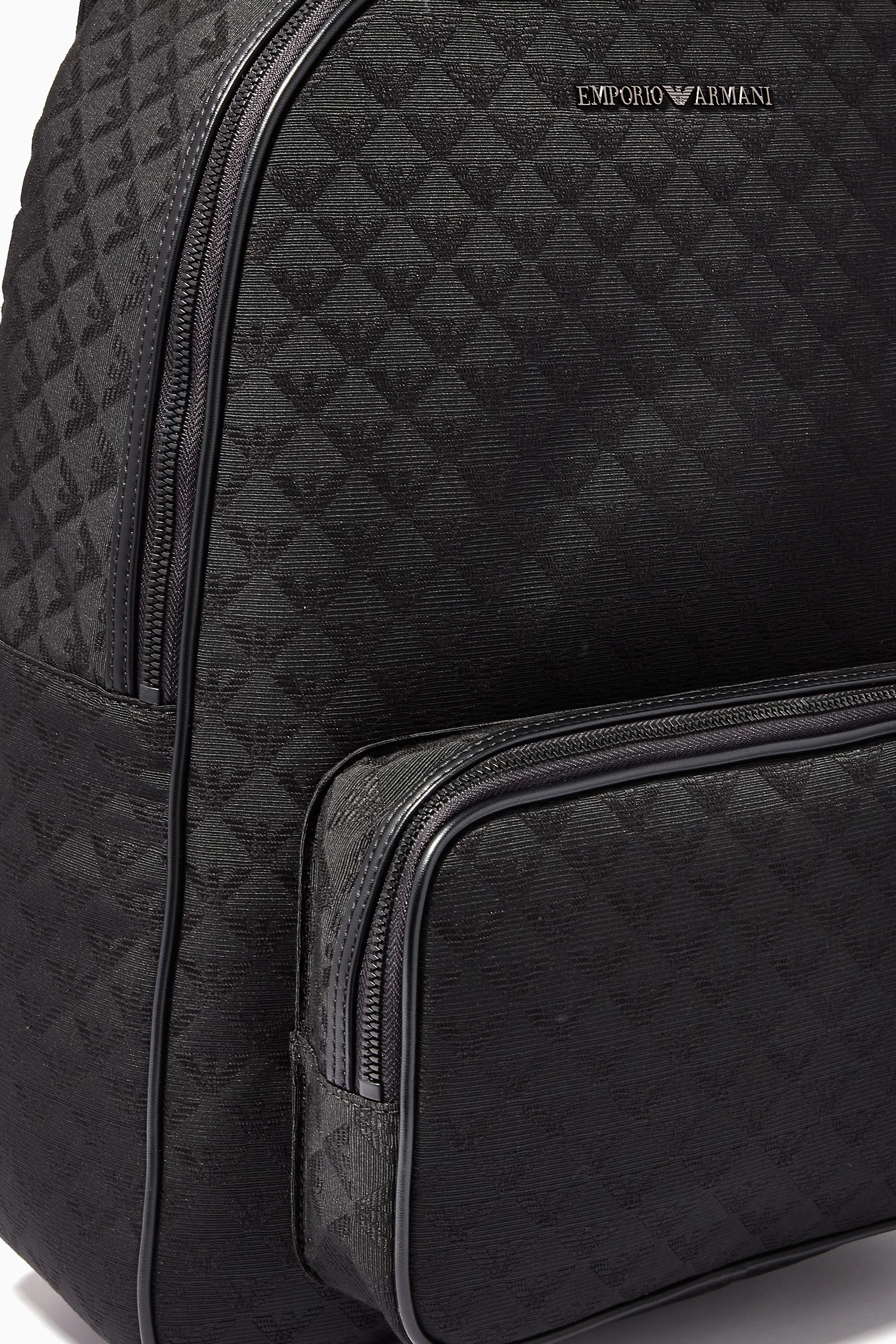 NEW EMPORIO ARMANI ANTHRACITE/GRAPE MA Backpack undefined main image 2