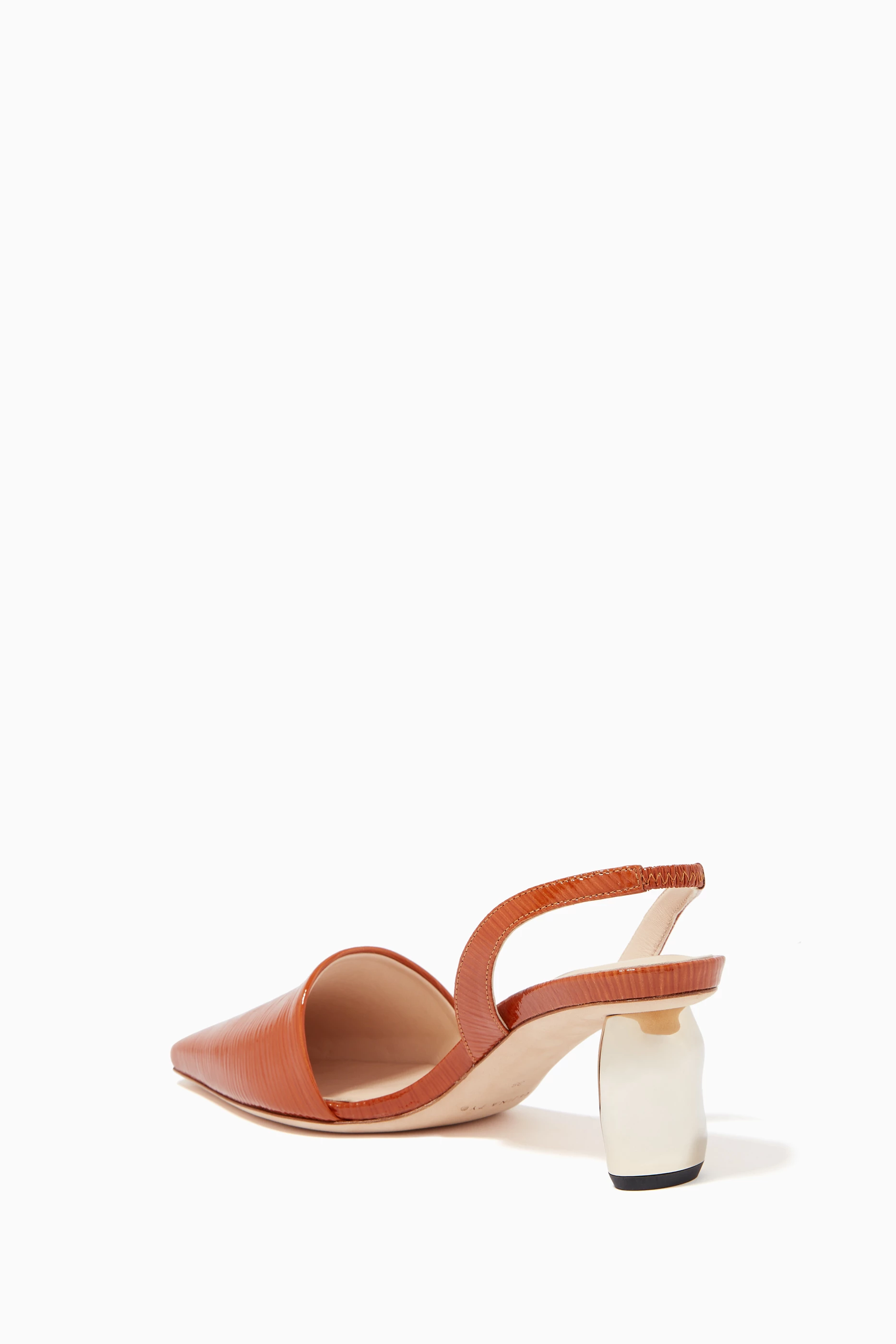 Buy REJINA PYO Color Conie Slingback Pumps in Suede For Women Online Ounass Saudi