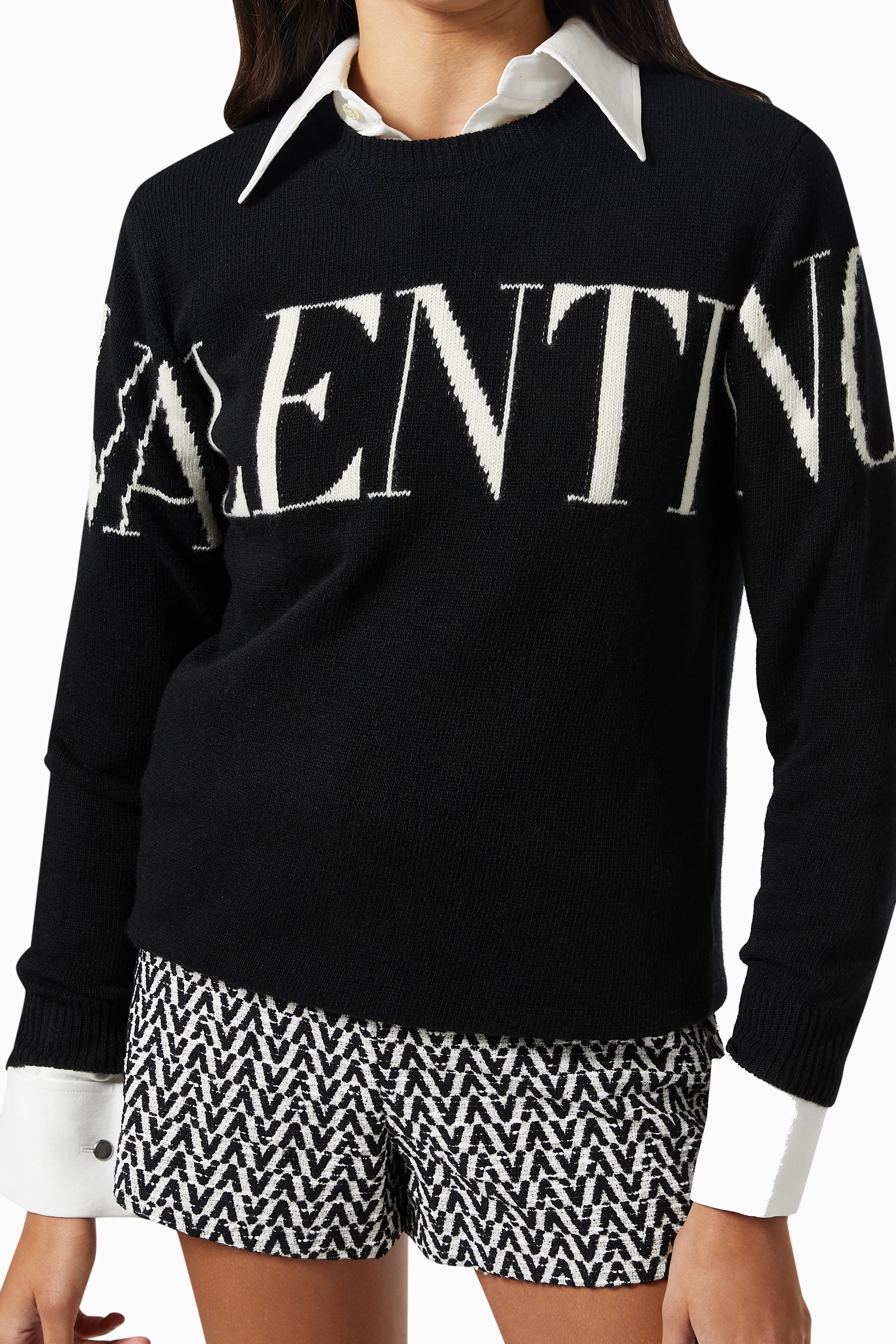 【関税&送料込】Valentino Garavani Sweaters Black VALENTINO GARAVANI | Navy Men's Sweater | YOOX