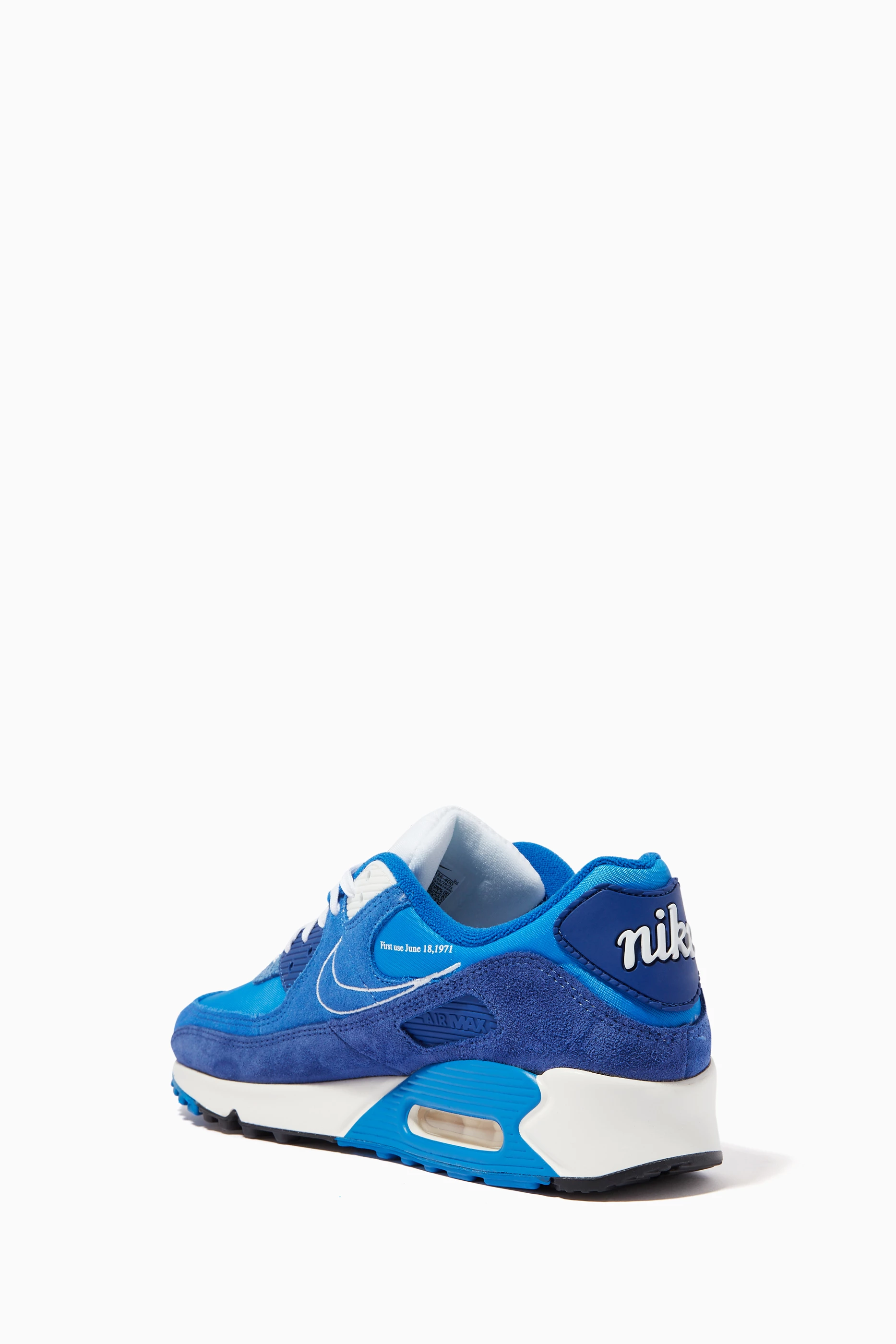 90 First All Blue Air Max 90 Nike Air Max 90 SE 'First Use Pack Signal