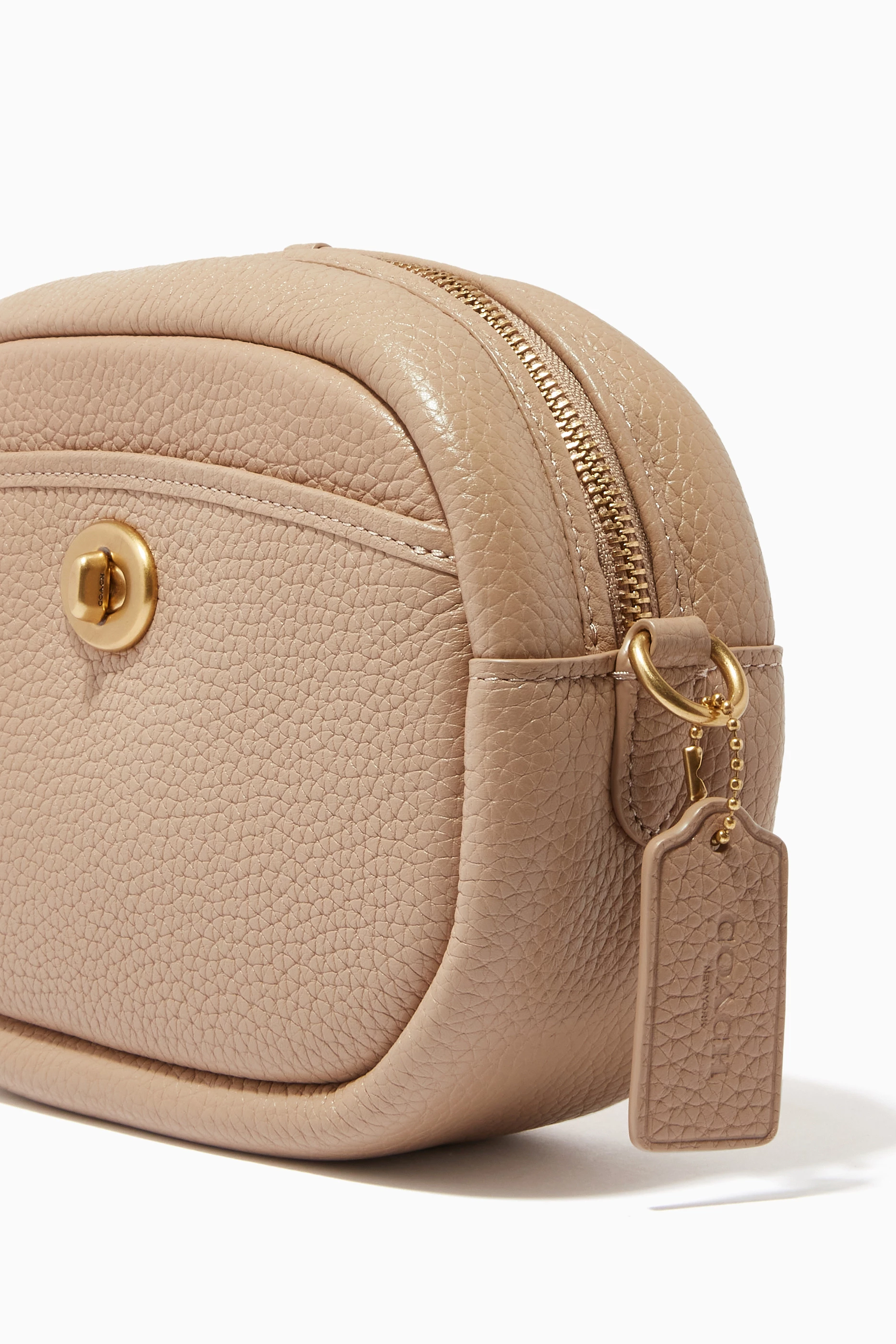 Buy Coach Brown Camera Bag in Pebble Leather For Women Online Ounass Saudi