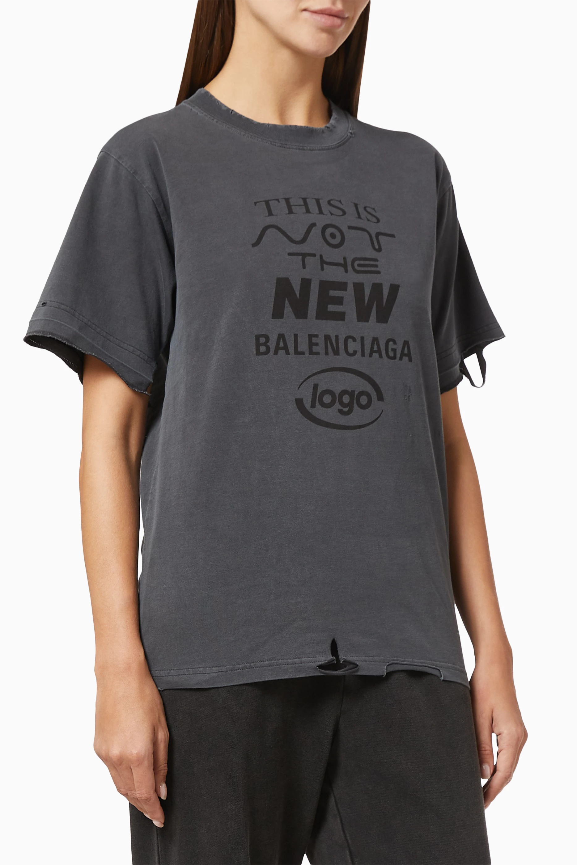 This is the new balenciaga logo t shirt store