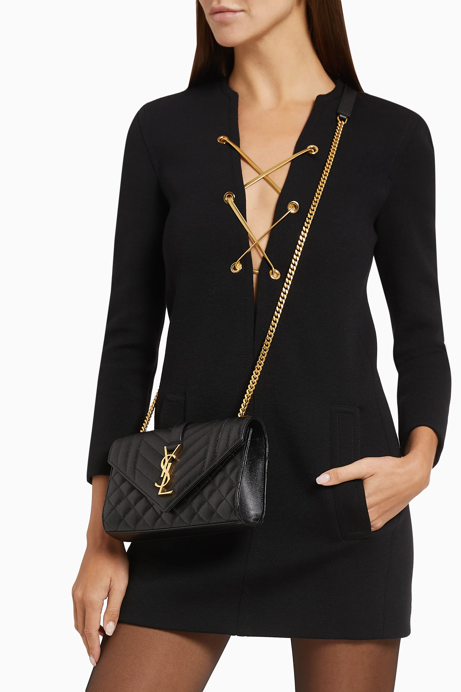 Ysl small envelope bag clearance
