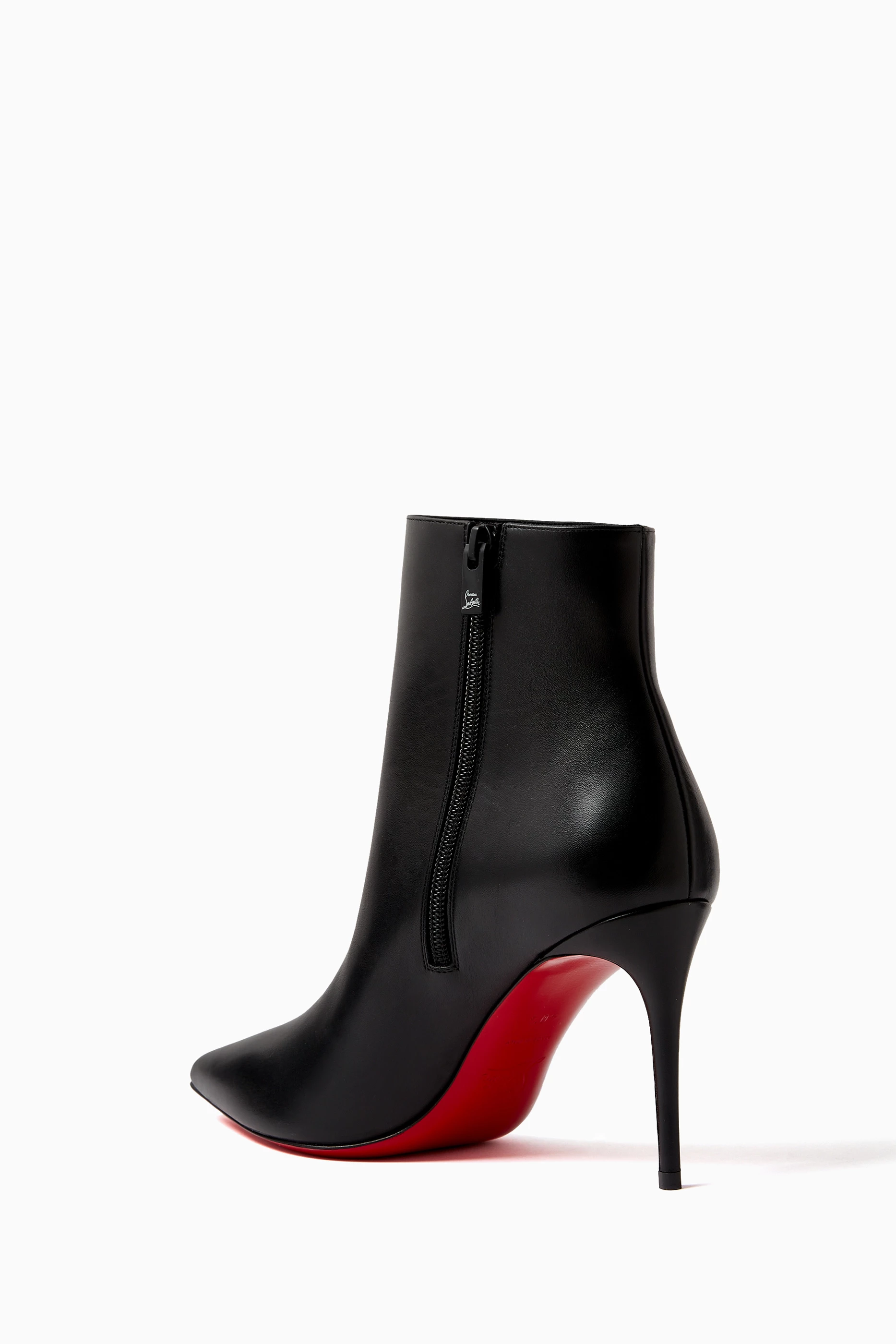Buy Christian Louboutin Black So Kate 85 Ankle Boots in Leather For Women Online Ounass Saudi