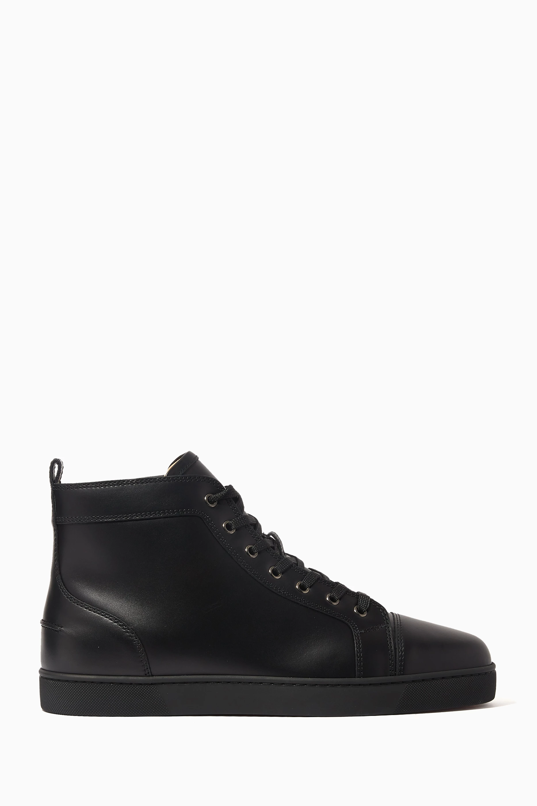 All black christian louboutin sneakers hot sale