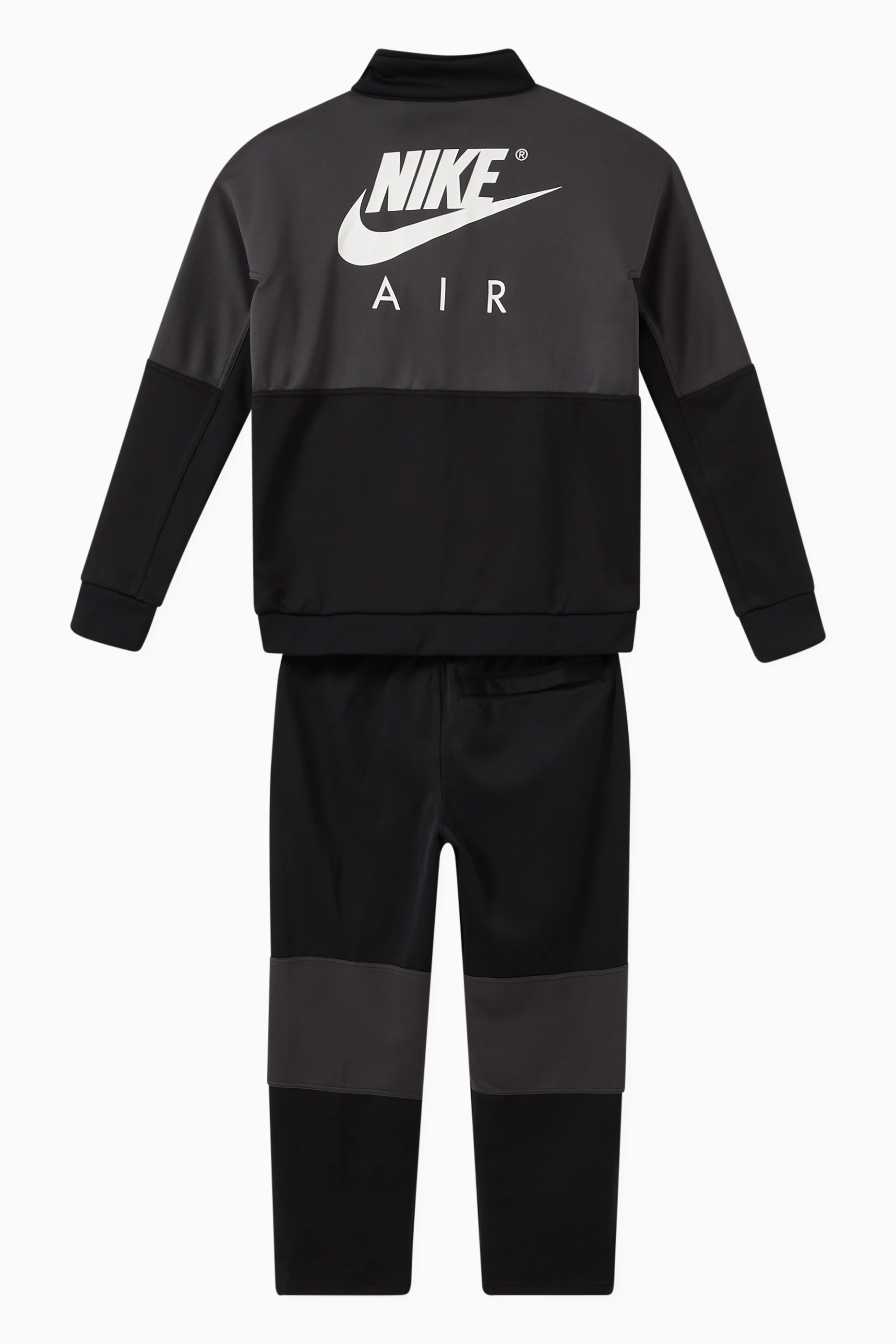 Buy Nike Black Air Tracksuit in Recycled Polyester For Boys Online